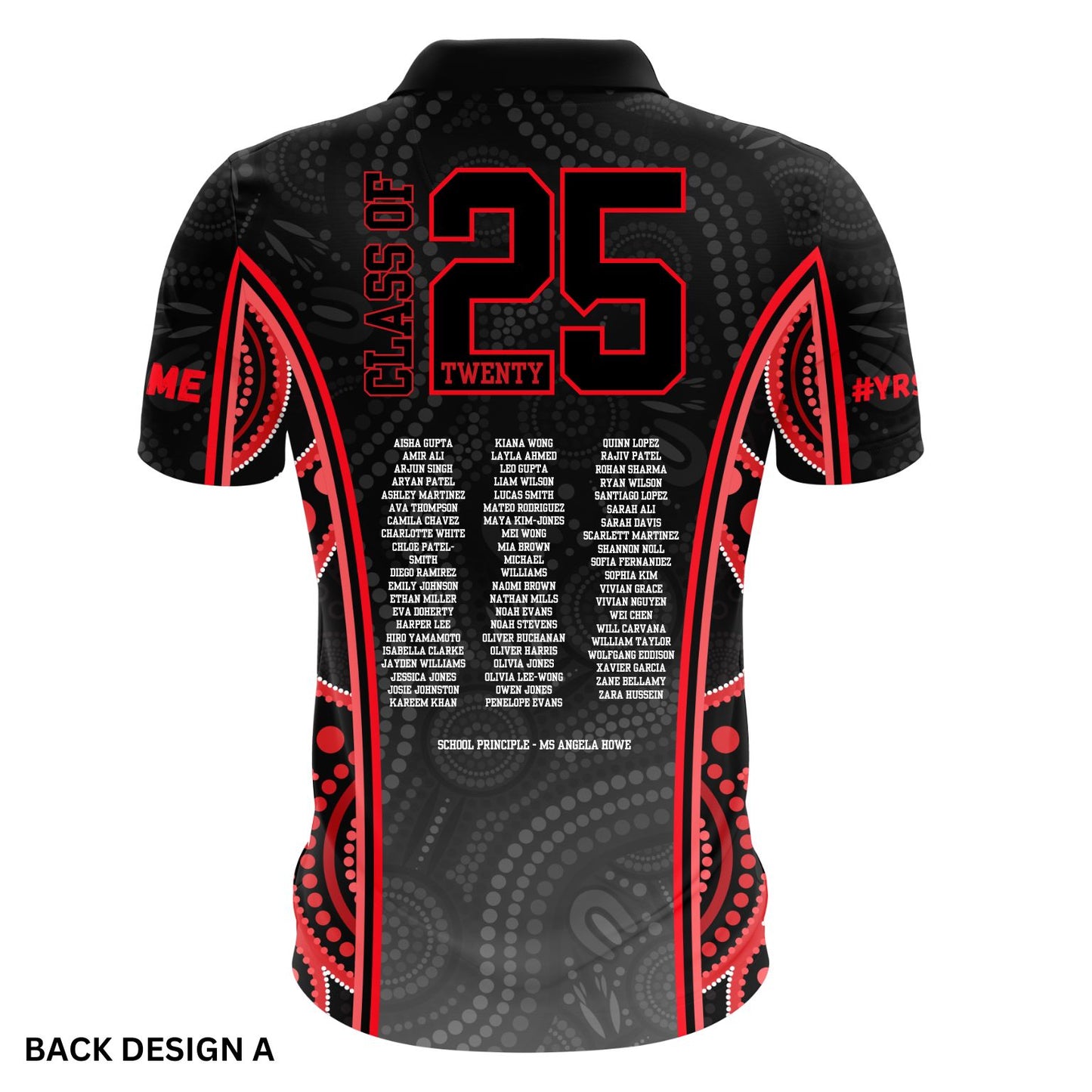 Indigenous Year 6 School Leavers Polo Shirt - Dreamtime