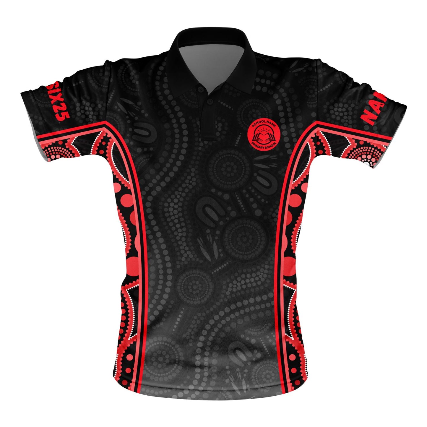 Indigenous Year 6 School Leavers Polo Shirt - Dreamtime