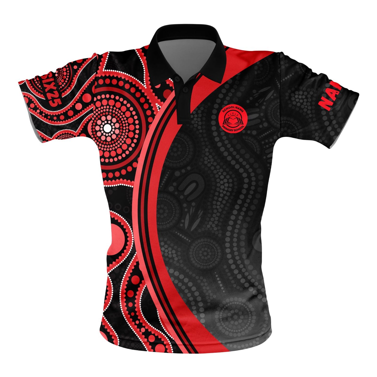 Indigenous Year 6 School Leavers Polo Shirt - Spirit
