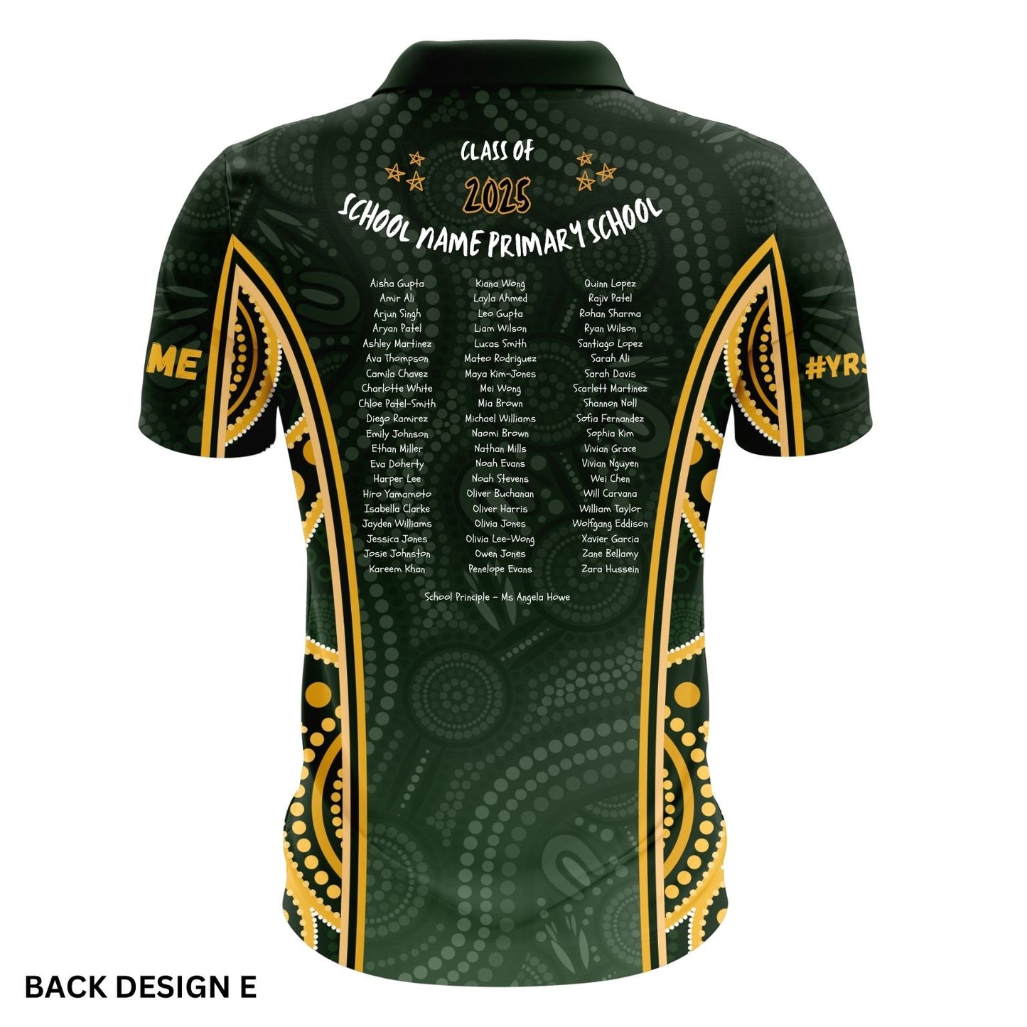 Indigenous Year 6 School Leavers Polo Shirt - Dreamtime