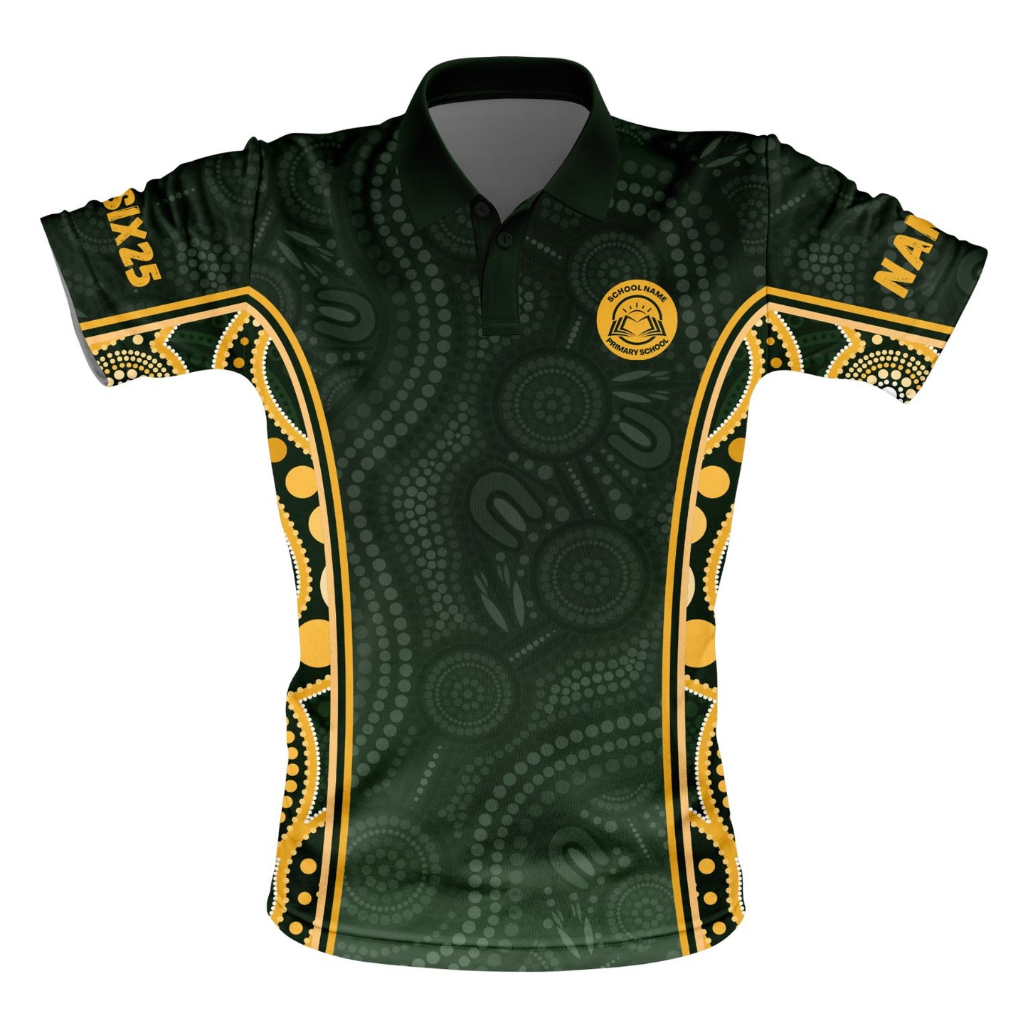 Indigenous Year 6 School Leavers Polo Shirt - Dreamtime