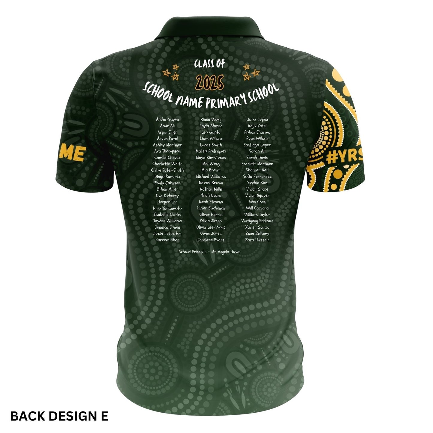 Indigenous Year 6 School Leavers Polo Shirt - Spirit