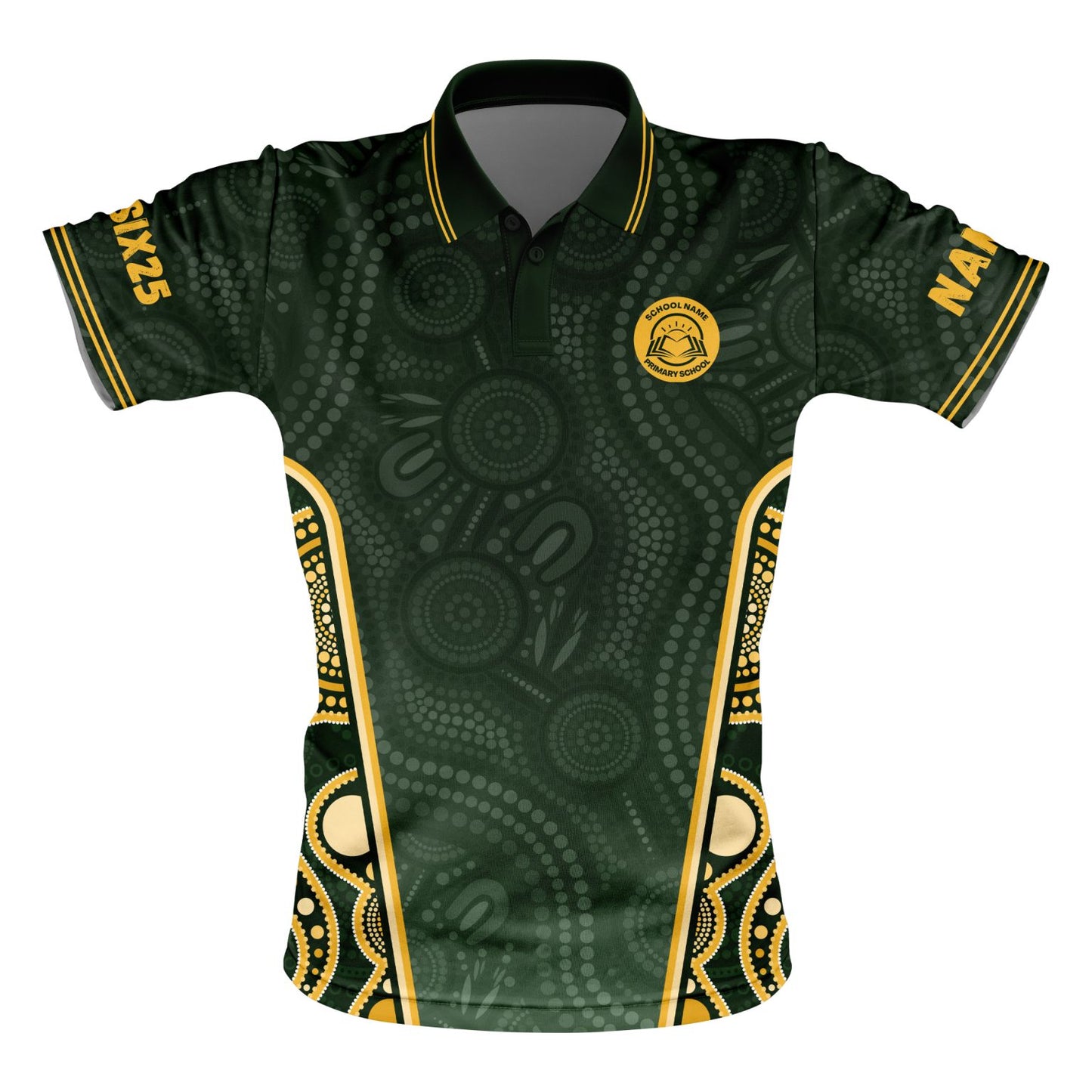 Indigenous Year 6 School Leavers Polo Shirt - Harmony
