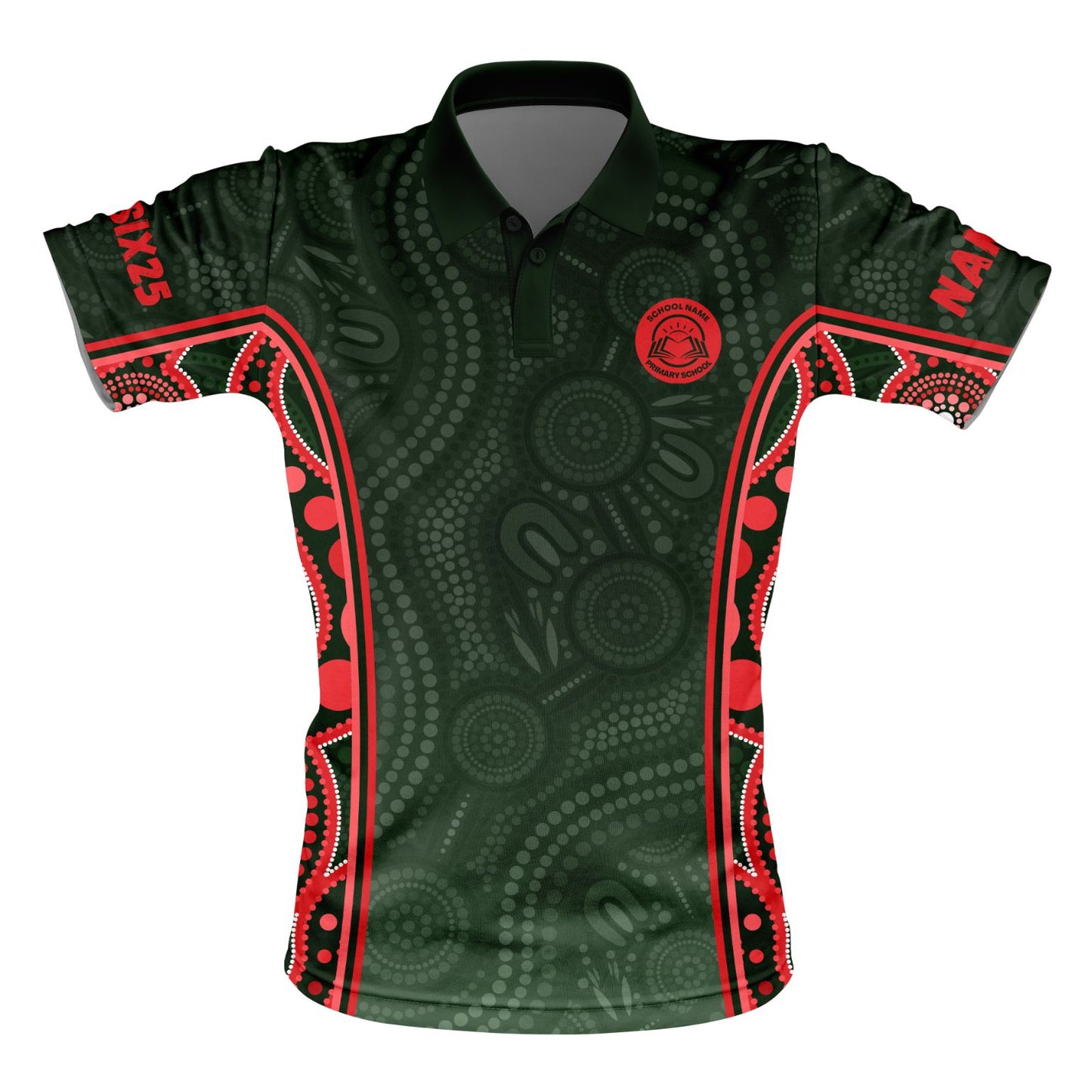 Indigenous Year 6 School Leavers Polo Shirt - Dreamtime