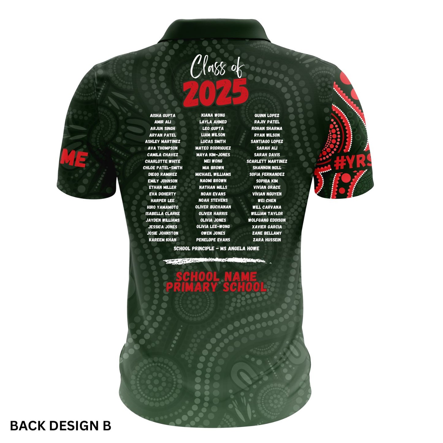 Indigenous Year 6 School Leavers Polo Shirt - Spirit
