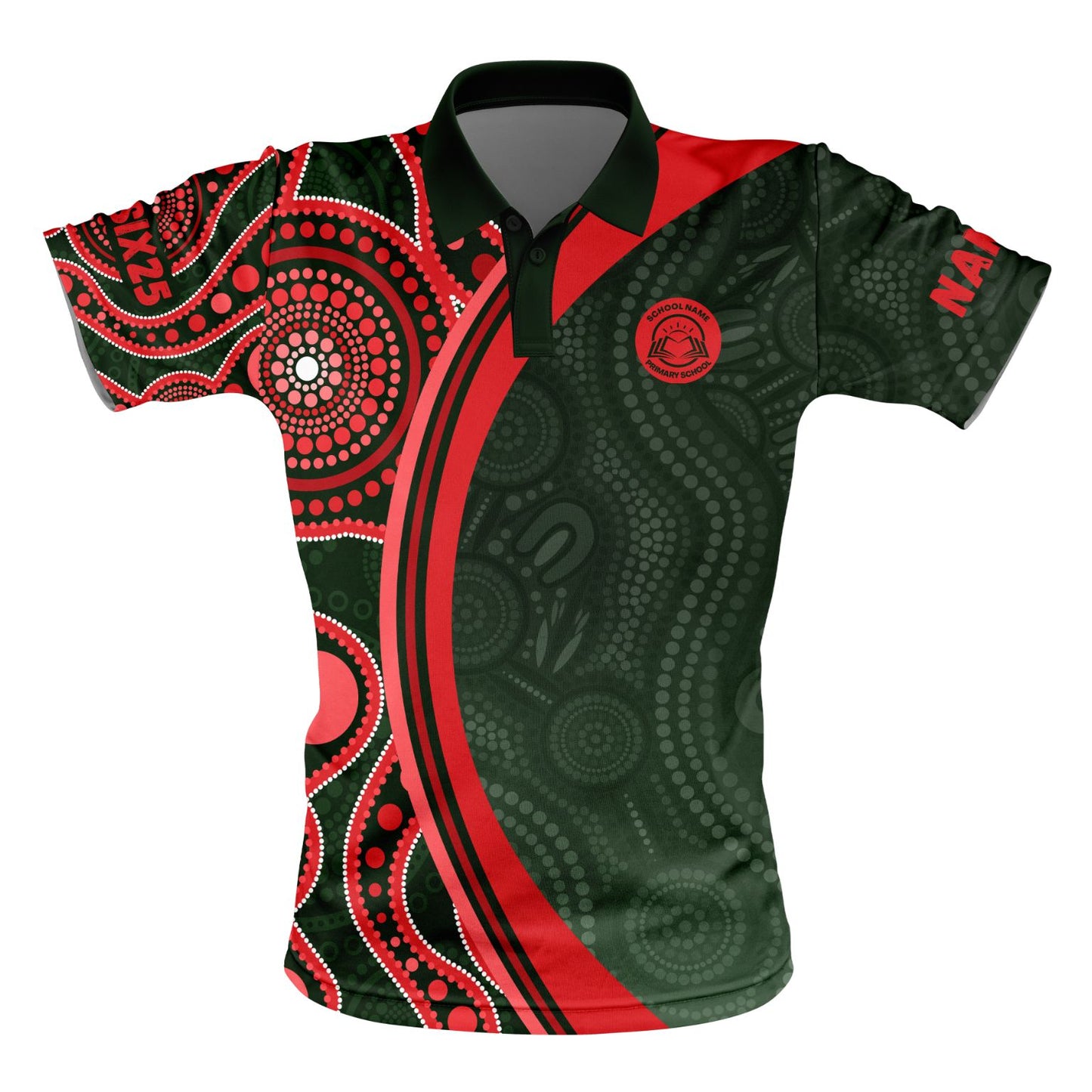 Indigenous Year 6 School Leavers Polo Shirt - Spirit