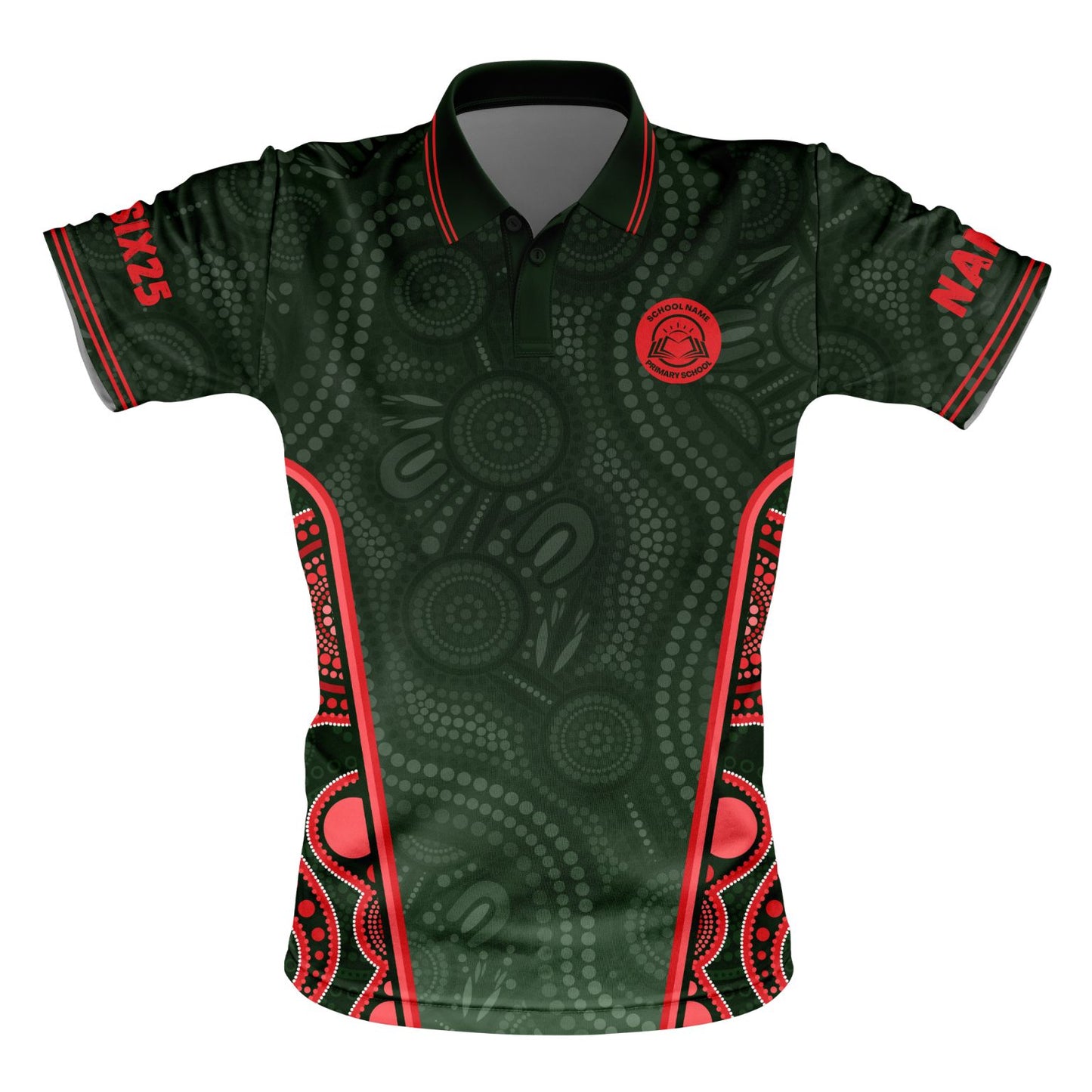 Indigenous Year 6 School Leavers Polo Shirt - Harmony