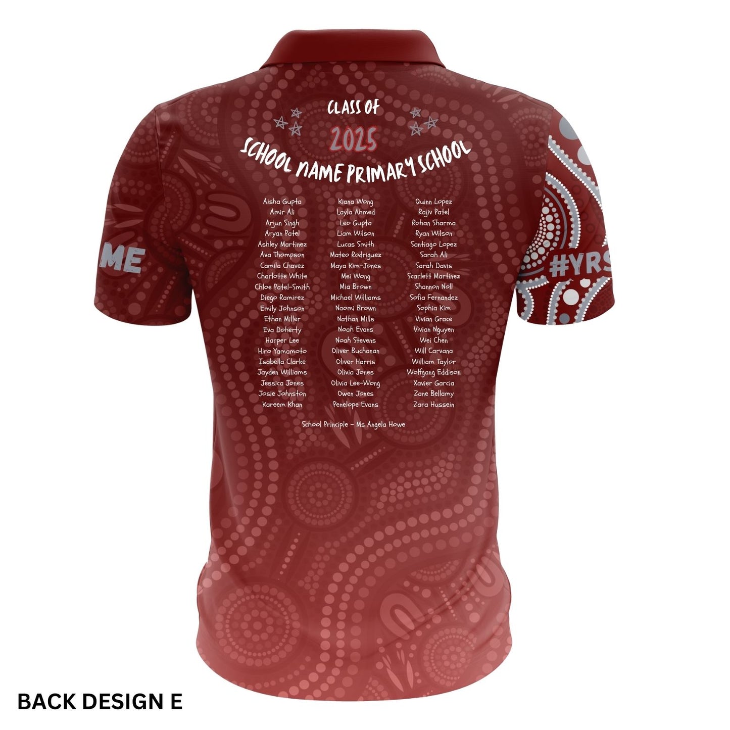 Indigenous Year 6 School Leavers Polo Shirt - Spirit
