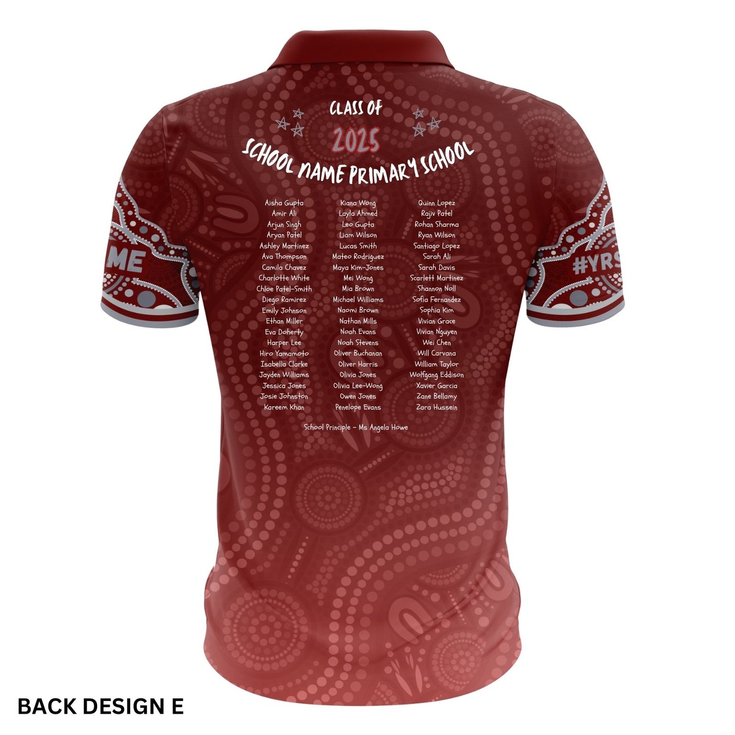 Indigenous Year 6 School Leavers Polo Shirt - Unity
