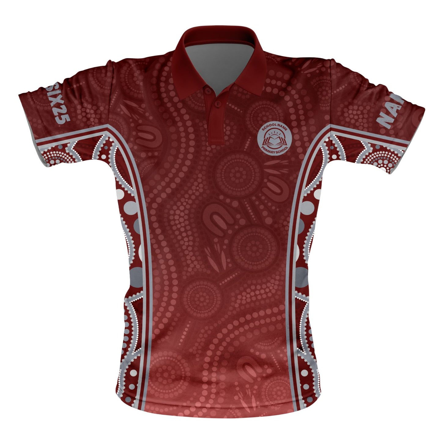 Indigenous Year 6 School Leavers Polo Shirt - Dreamtime