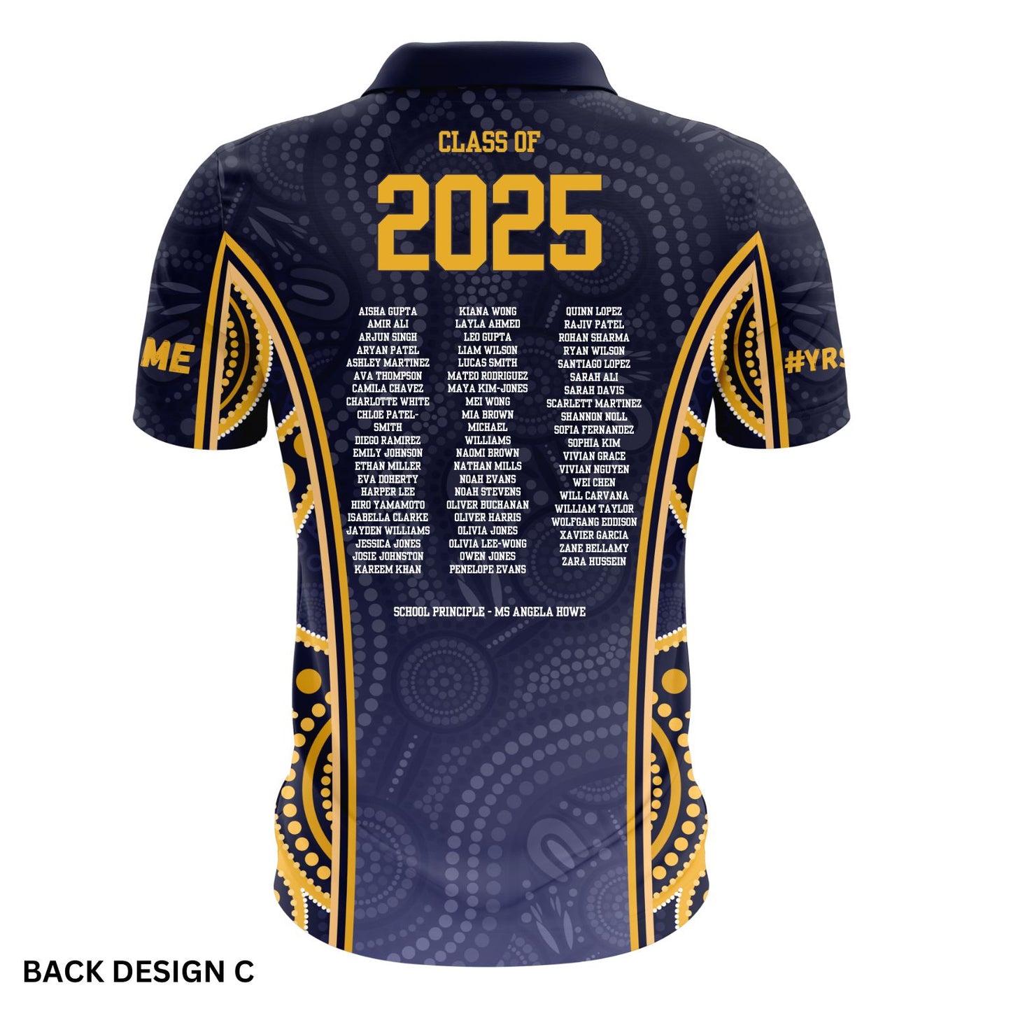 Indigenous Year 6 School Leavers Polo Shirt - Dreamtime