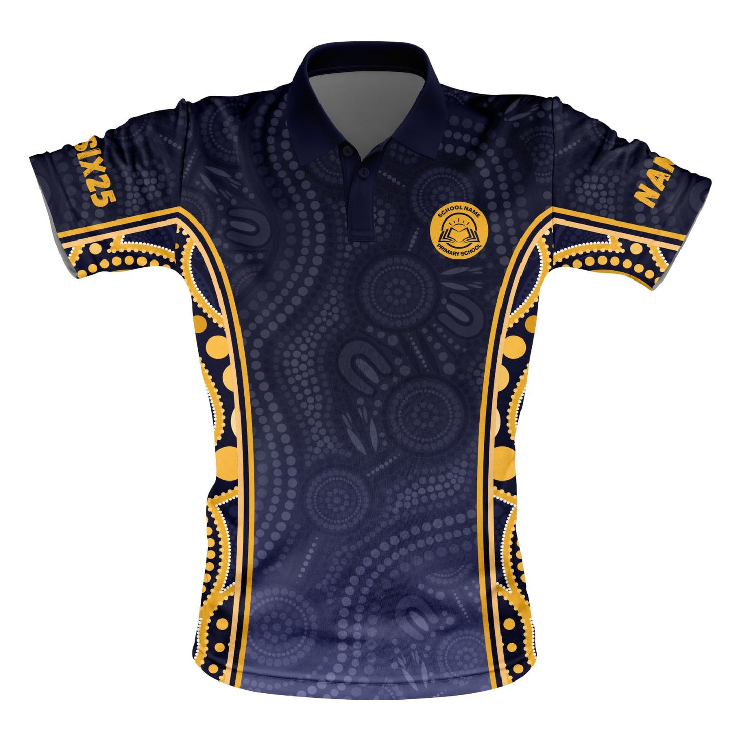 Indigenous Year 6 School Leavers Polo Shirt - Dreamtime