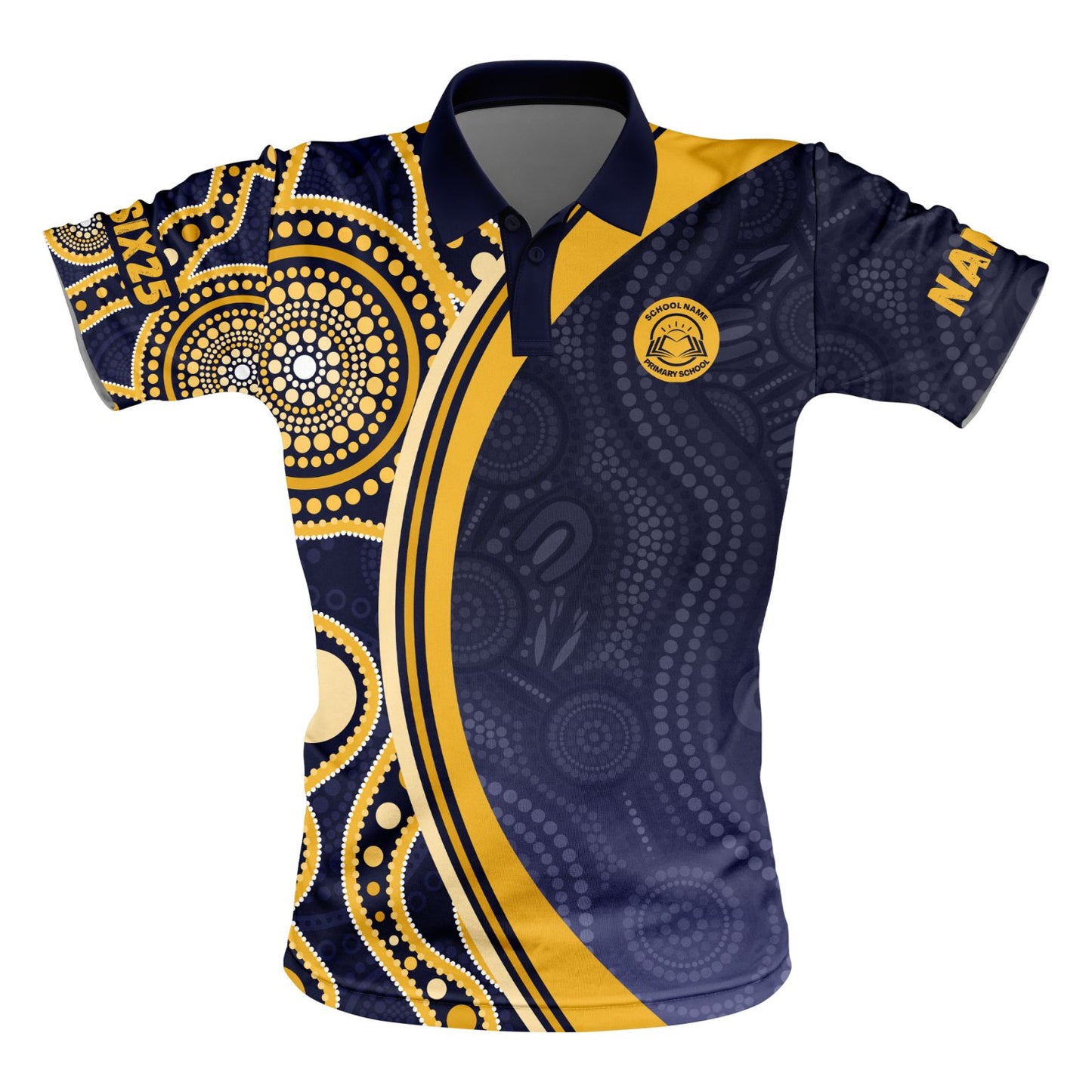 Indigenous Year 6 School Leavers Polo Shirt - Spirit