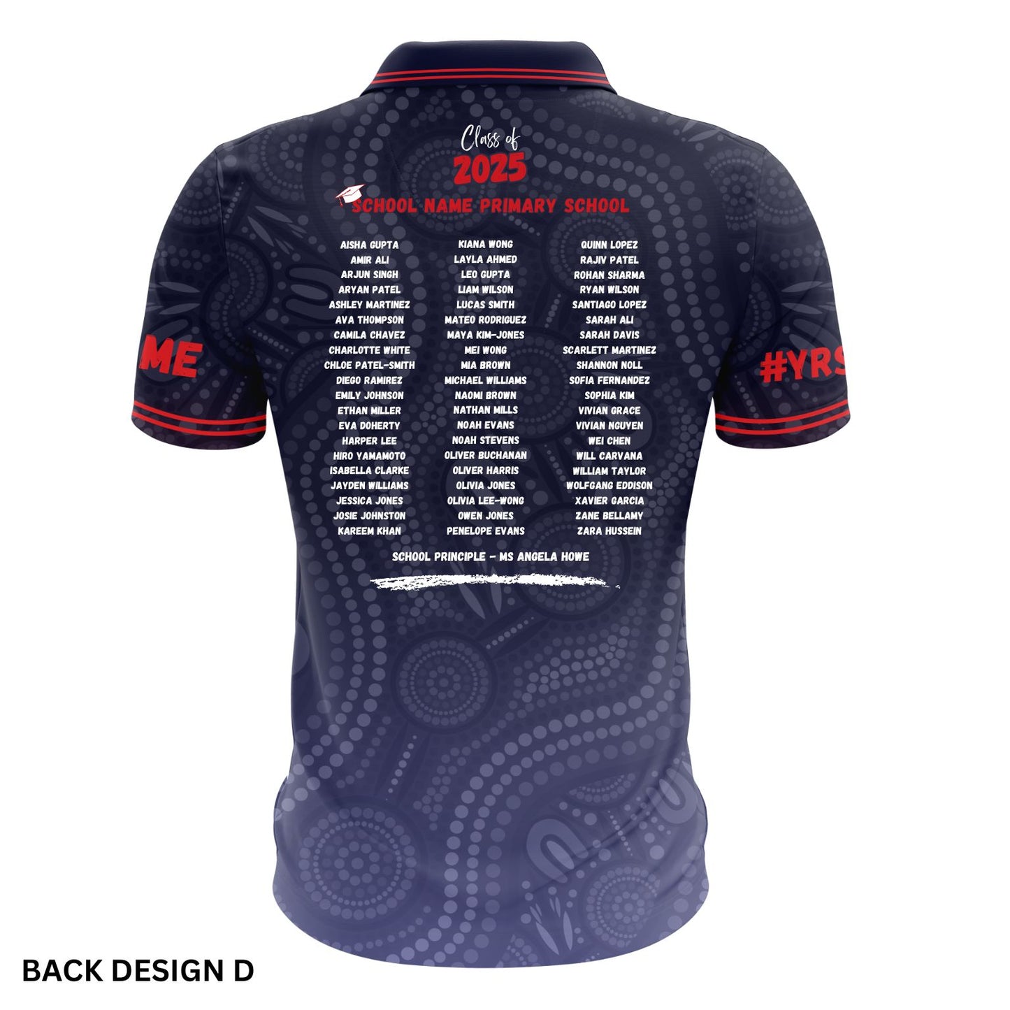 Indigenous Year 6 School Leavers Polo Shirt - Harmony