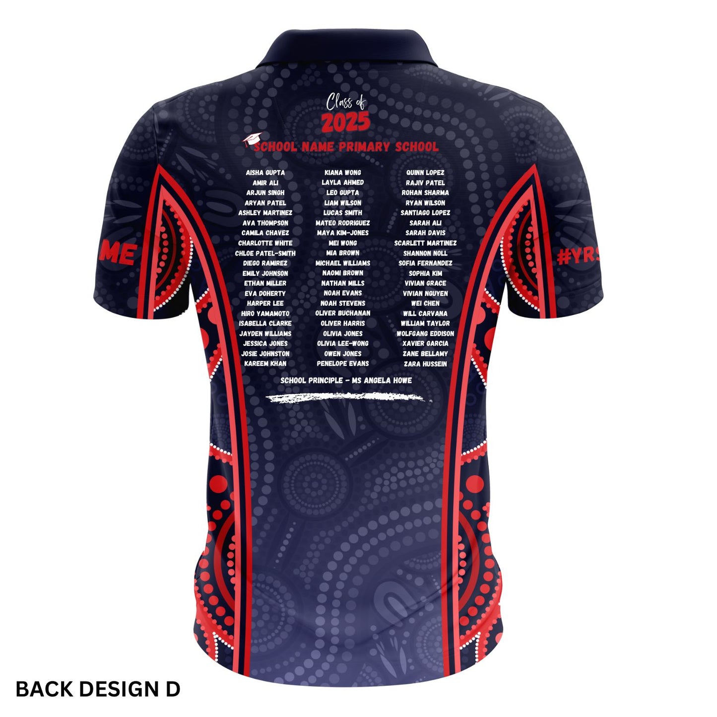 Indigenous Year 6 School Leavers Polo Shirt - Dreamtime