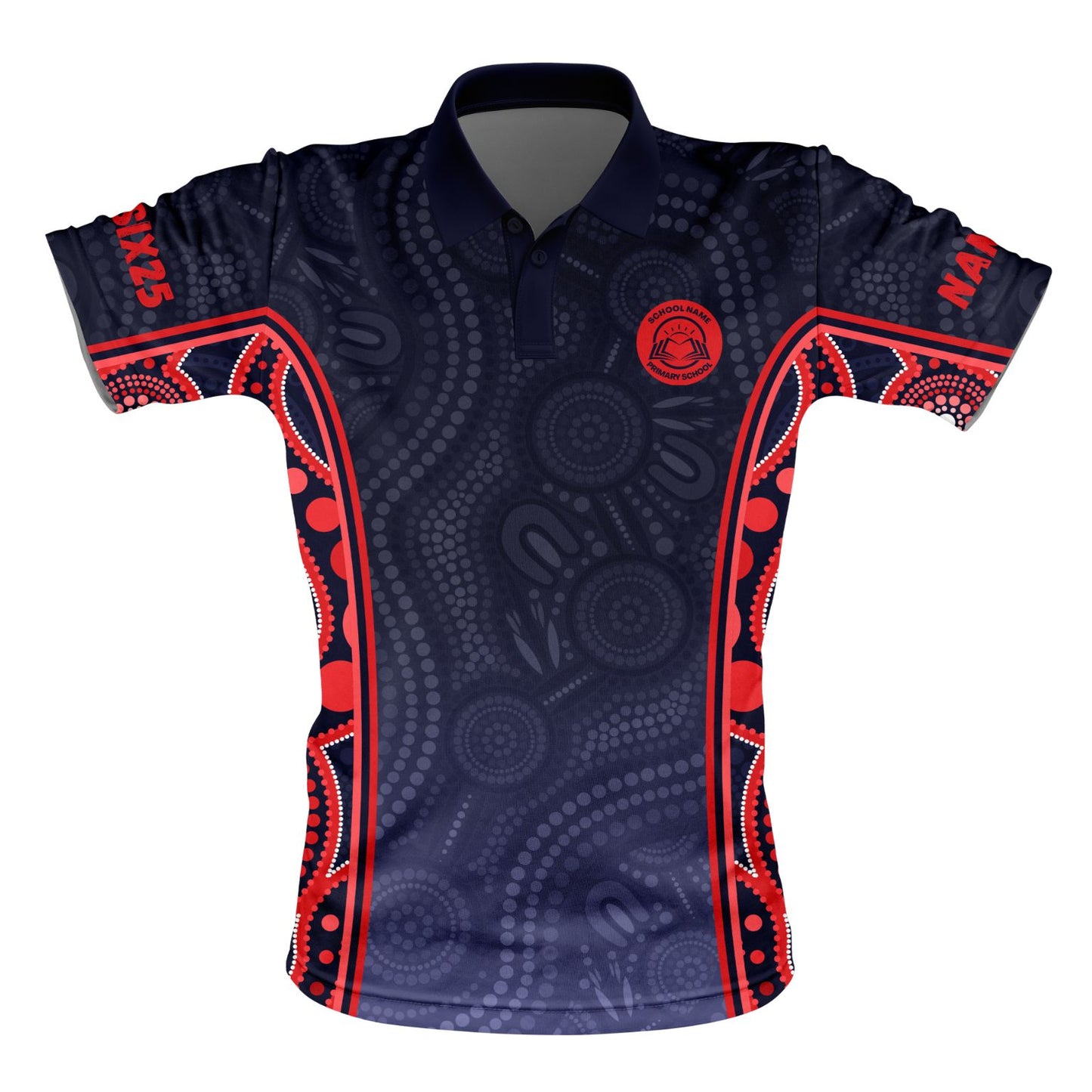 Indigenous Year 6 School Leavers Polo Shirt - Dreamtime