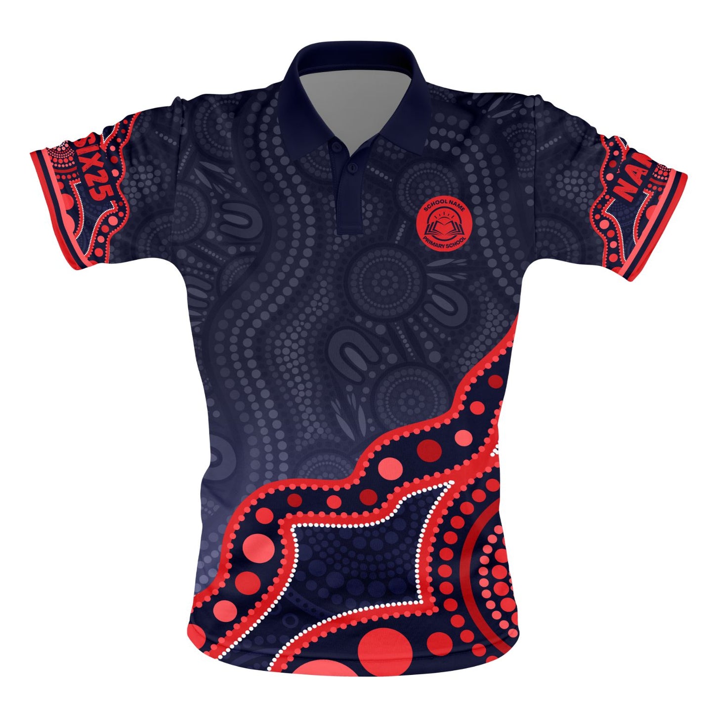Indigenous Year 6 School Leavers Polo Shirt - Unity