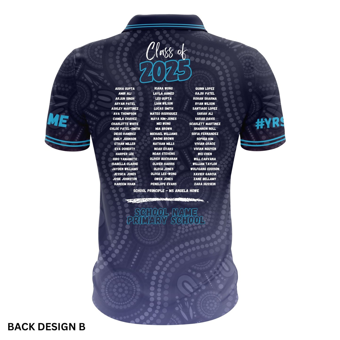 Indigenous Year 6 School Leavers Polo Shirt - Harmony