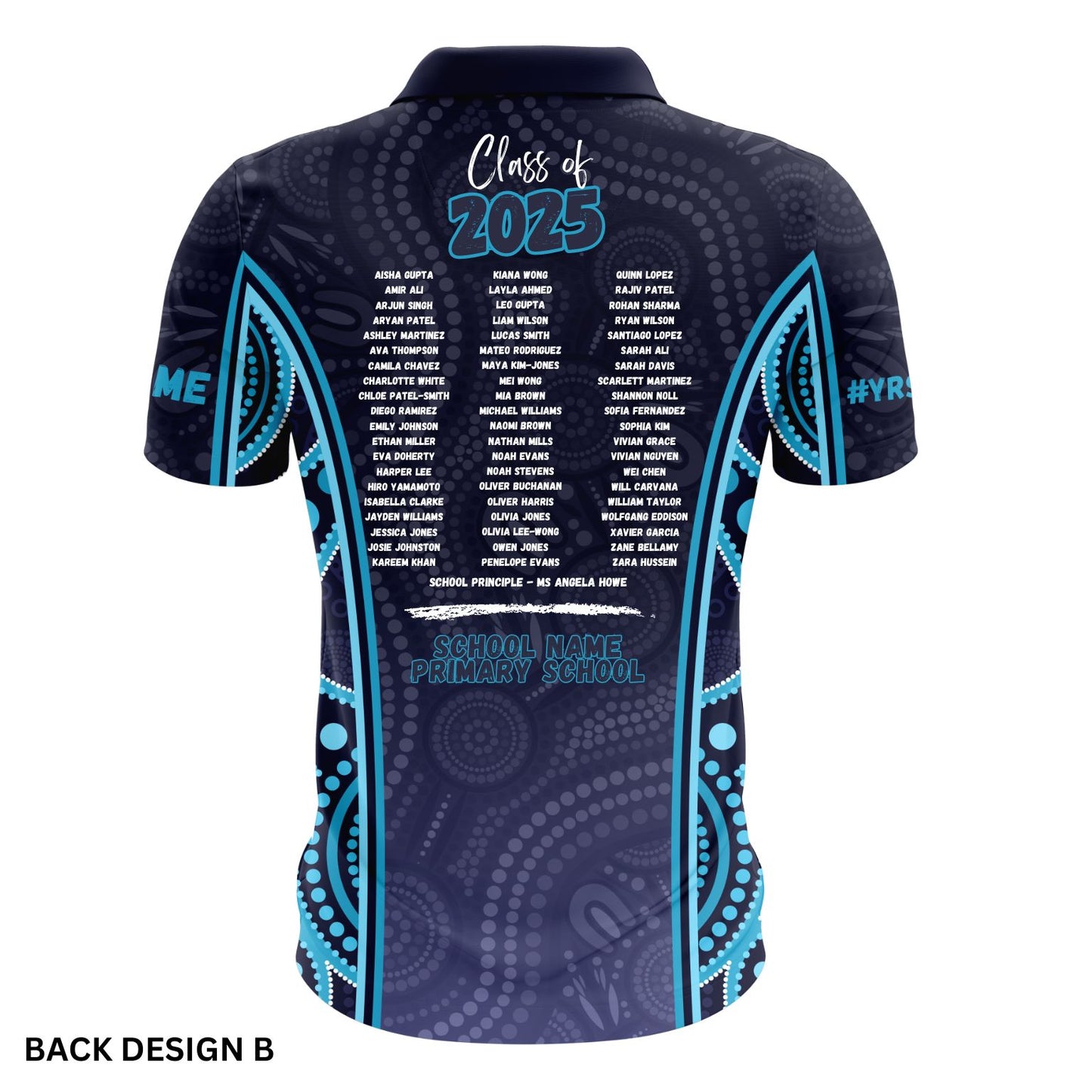 Indigenous Year 6 School Leavers Polo Shirt - Dreamtime