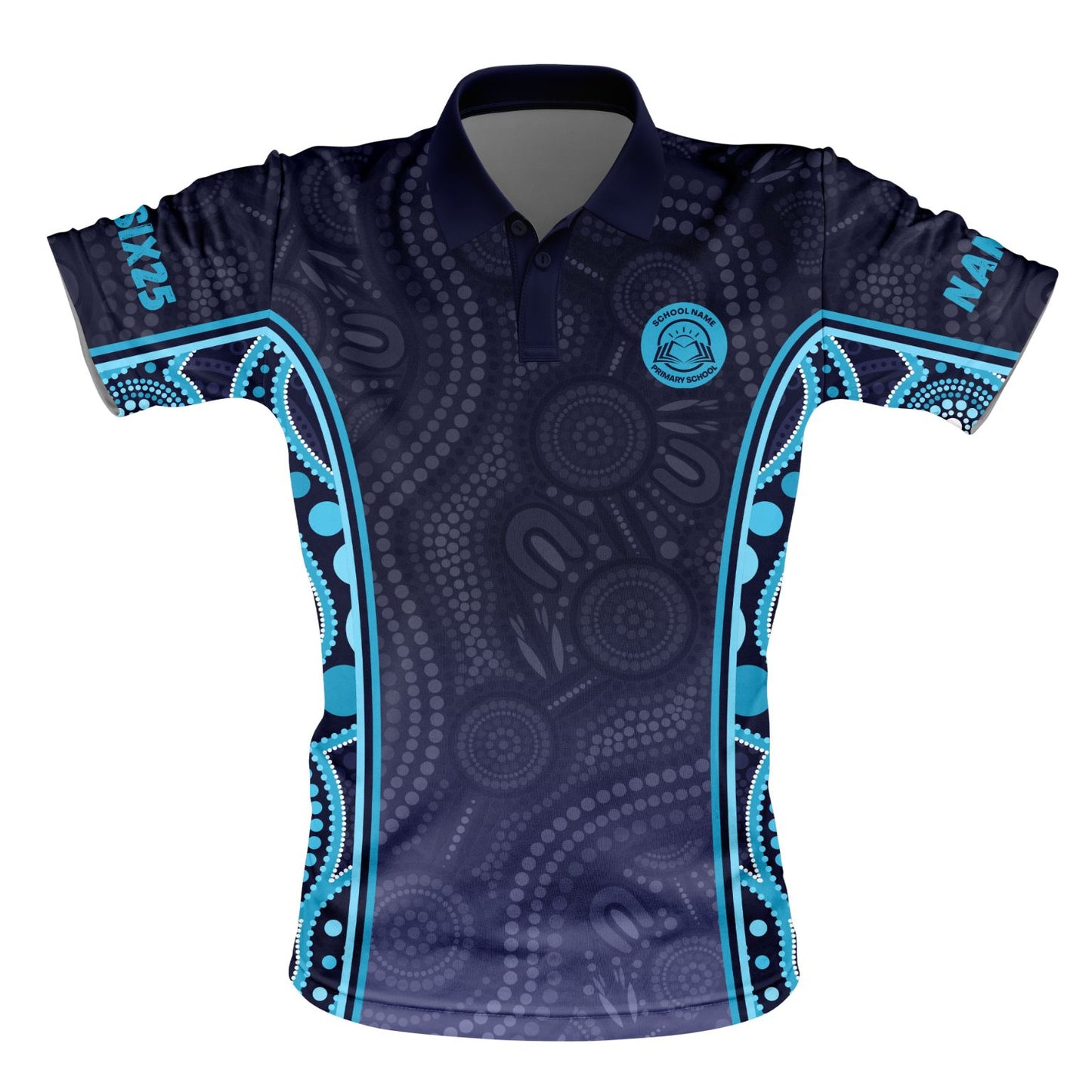 Indigenous Year 6 School Leavers Polo Shirt - Dreamtime