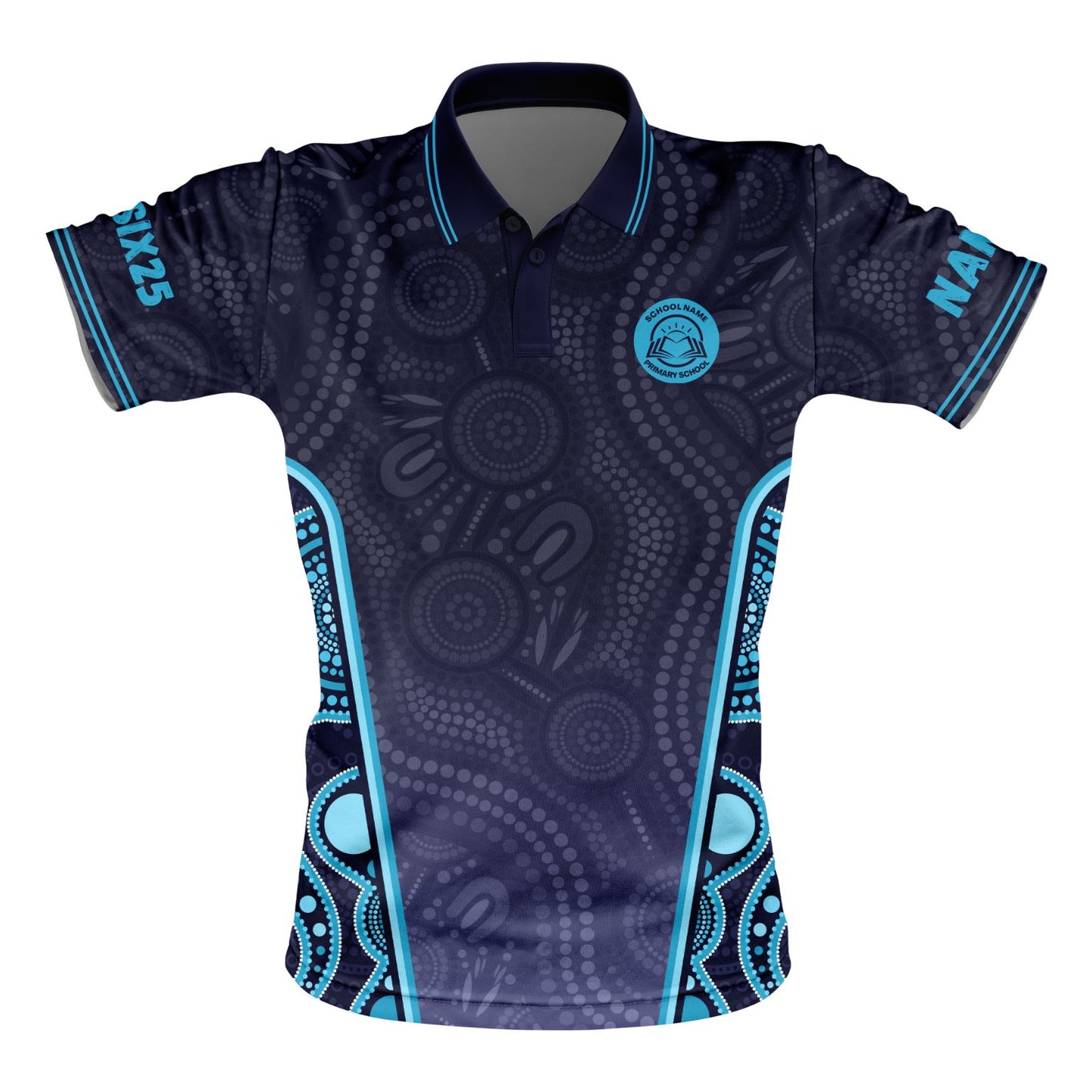Indigenous Year 6 School Leavers Polo Shirt - Harmony