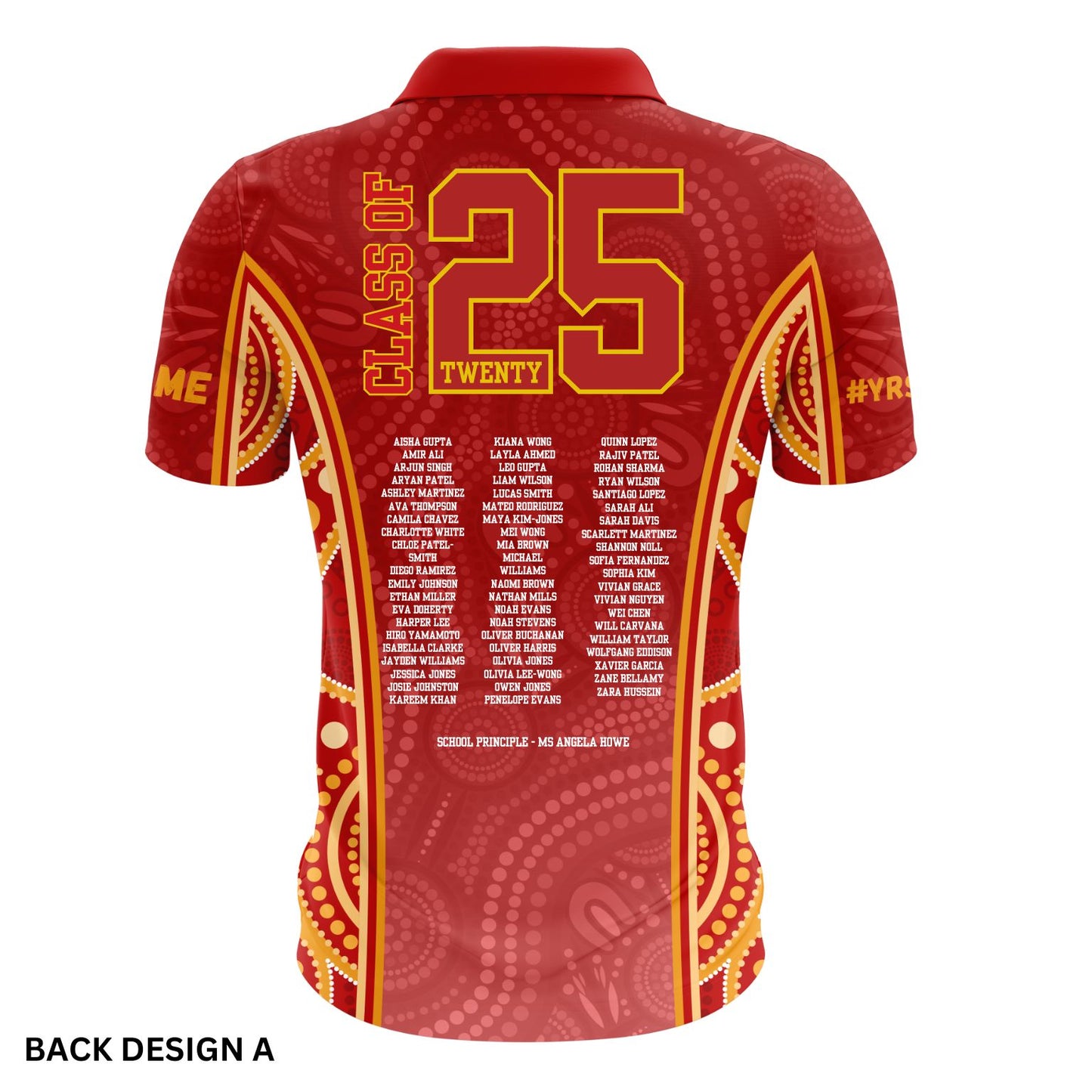 Indigenous Year 6 School Leavers Polo Shirt - Dreamtime