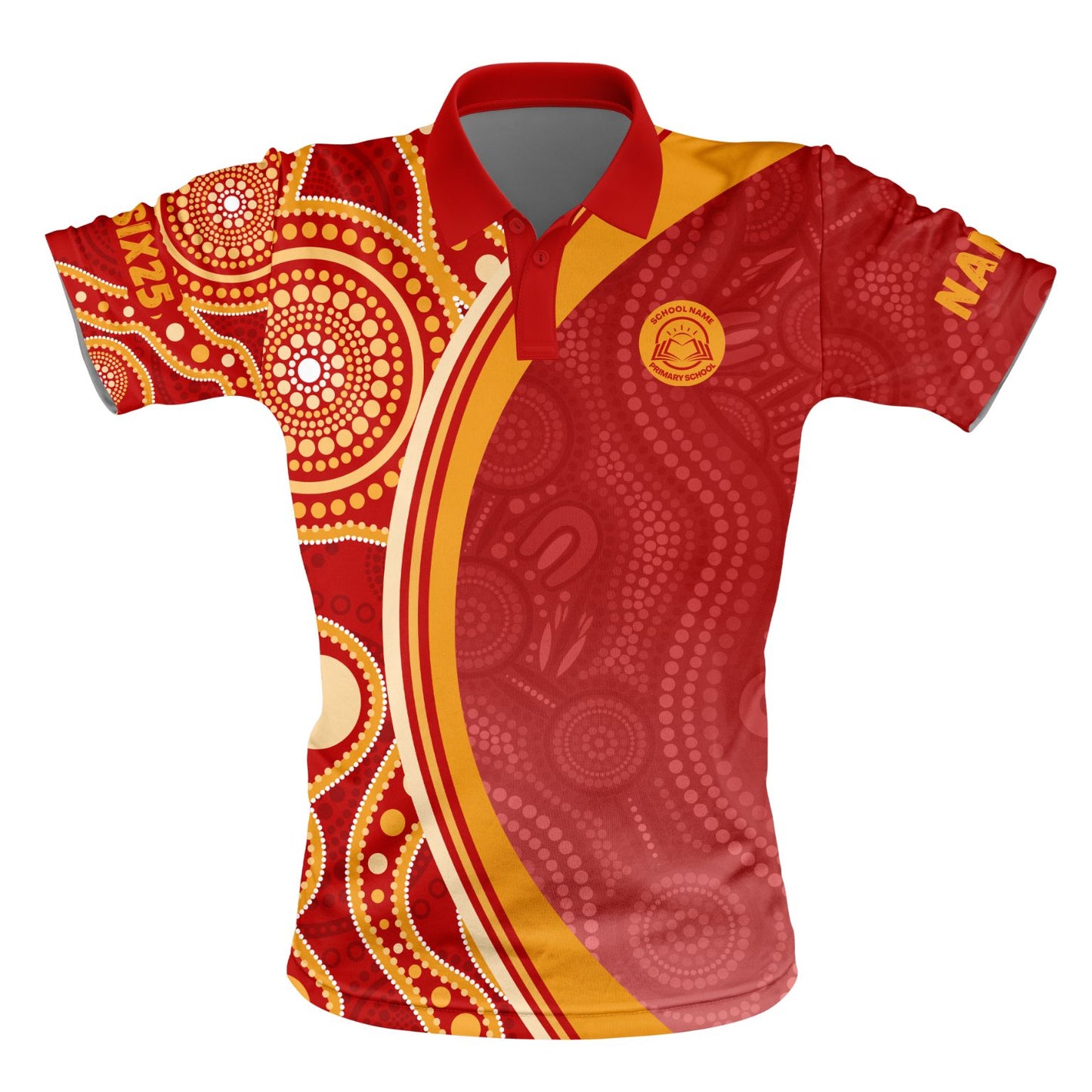 Indigenous Year 6 School Leavers Polo Shirt - Spirit