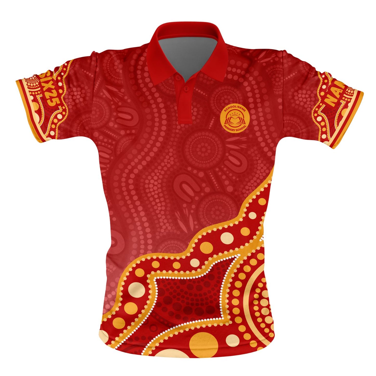 Indigenous Year 6 School Leavers Polo Shirt - Unity