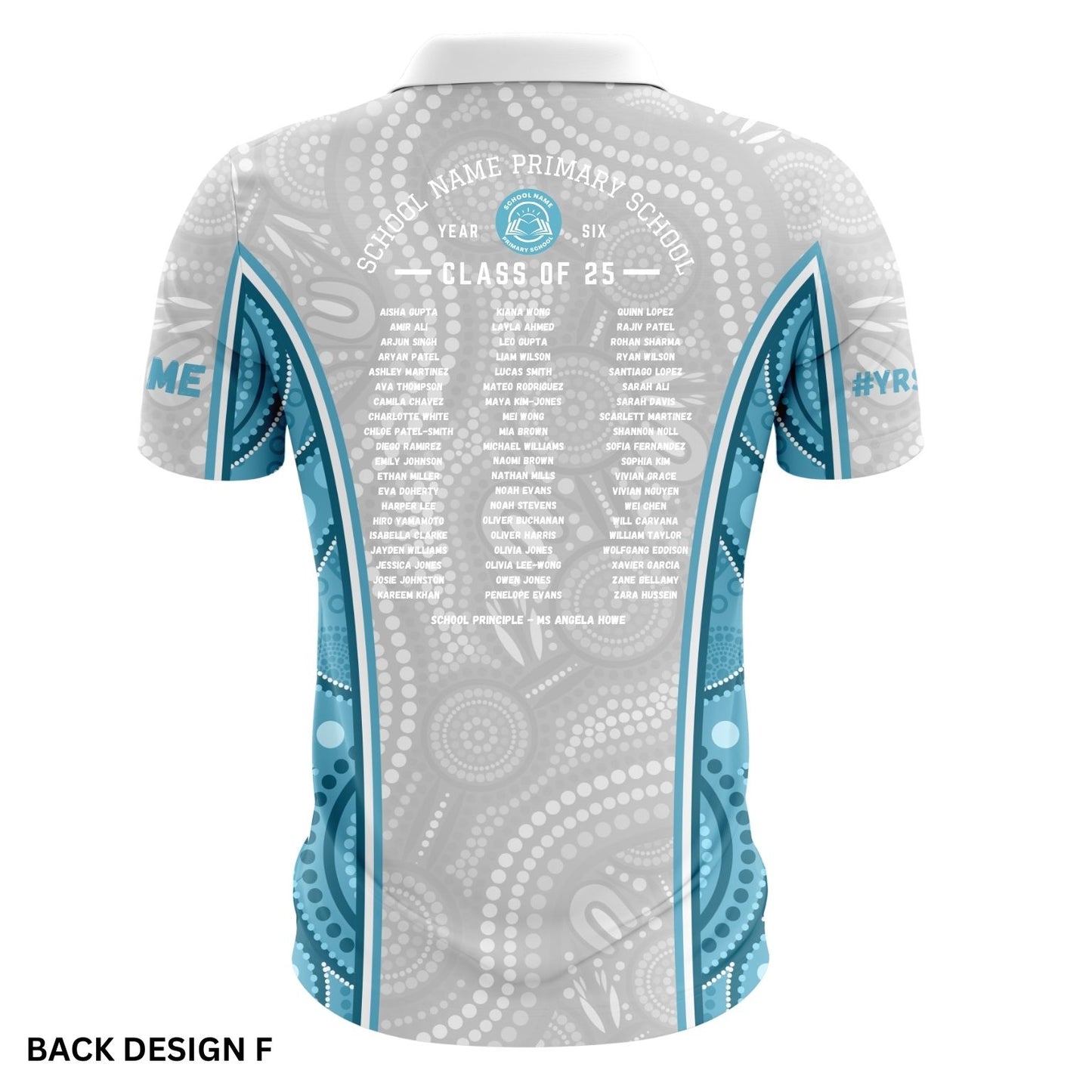 Indigenous Year 6 School Leavers Polo Shirt - Dreamtime