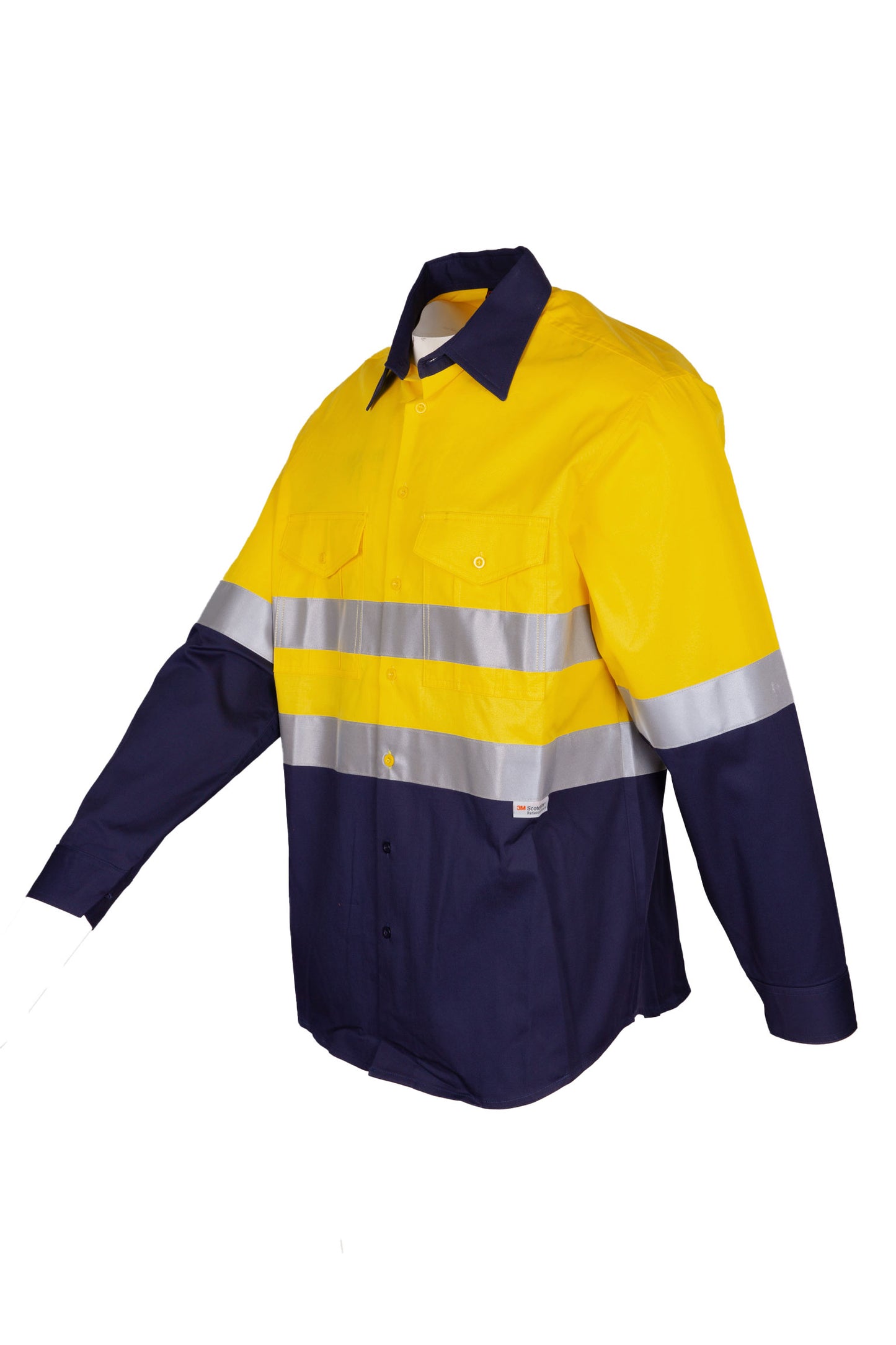 100% Combed Cotton Drill Long Sleeve Shirt - 3M - S007LP
