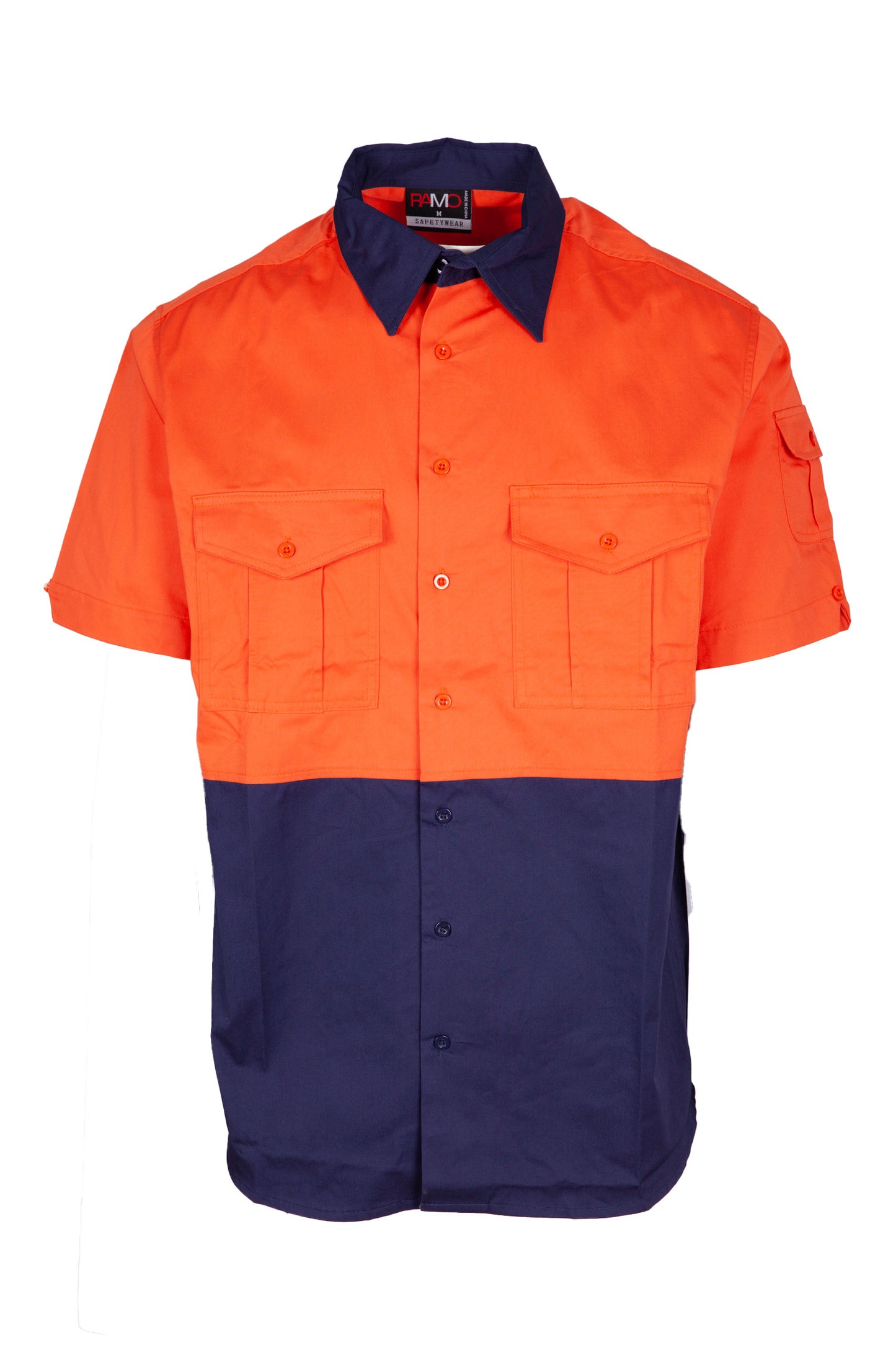 100% Combed Cotton Drill Hi Vis Short Sleeve - S007MS