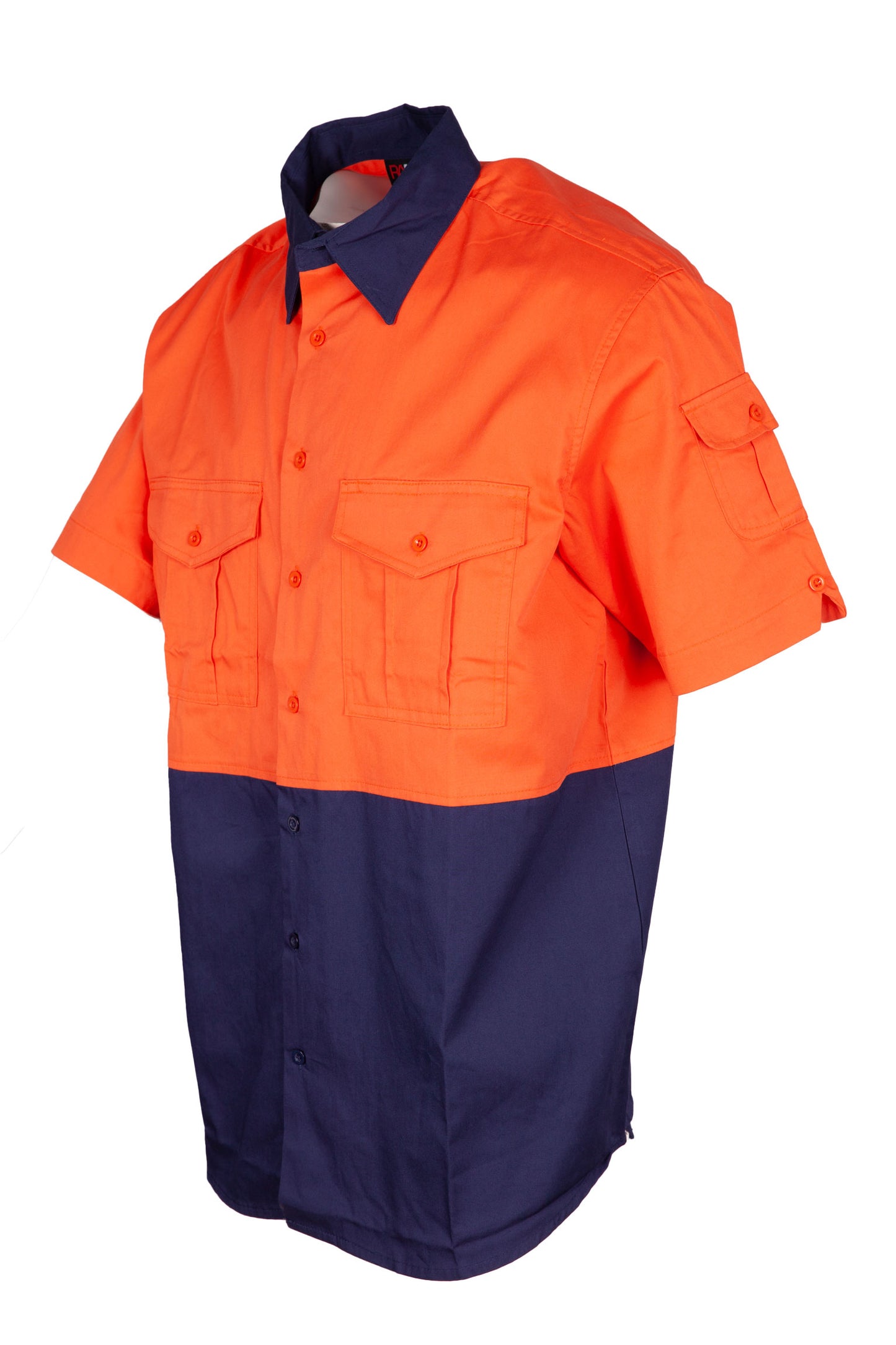 100% Combed Cotton Drill Hi Vis Short Sleeve - S007MS