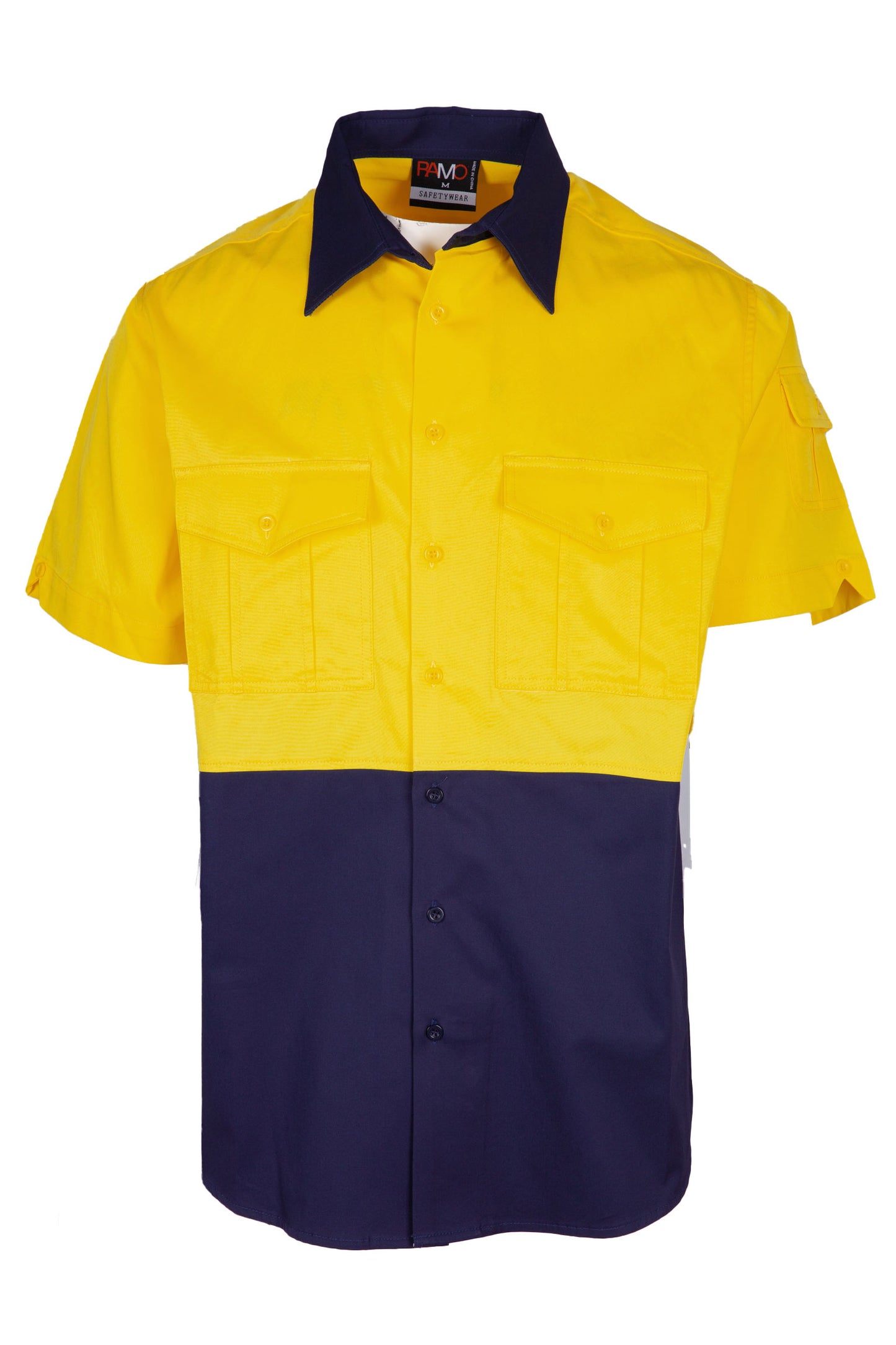 100% Combed Cotton Drill Hi Vis Short Sleeve - S007MS
