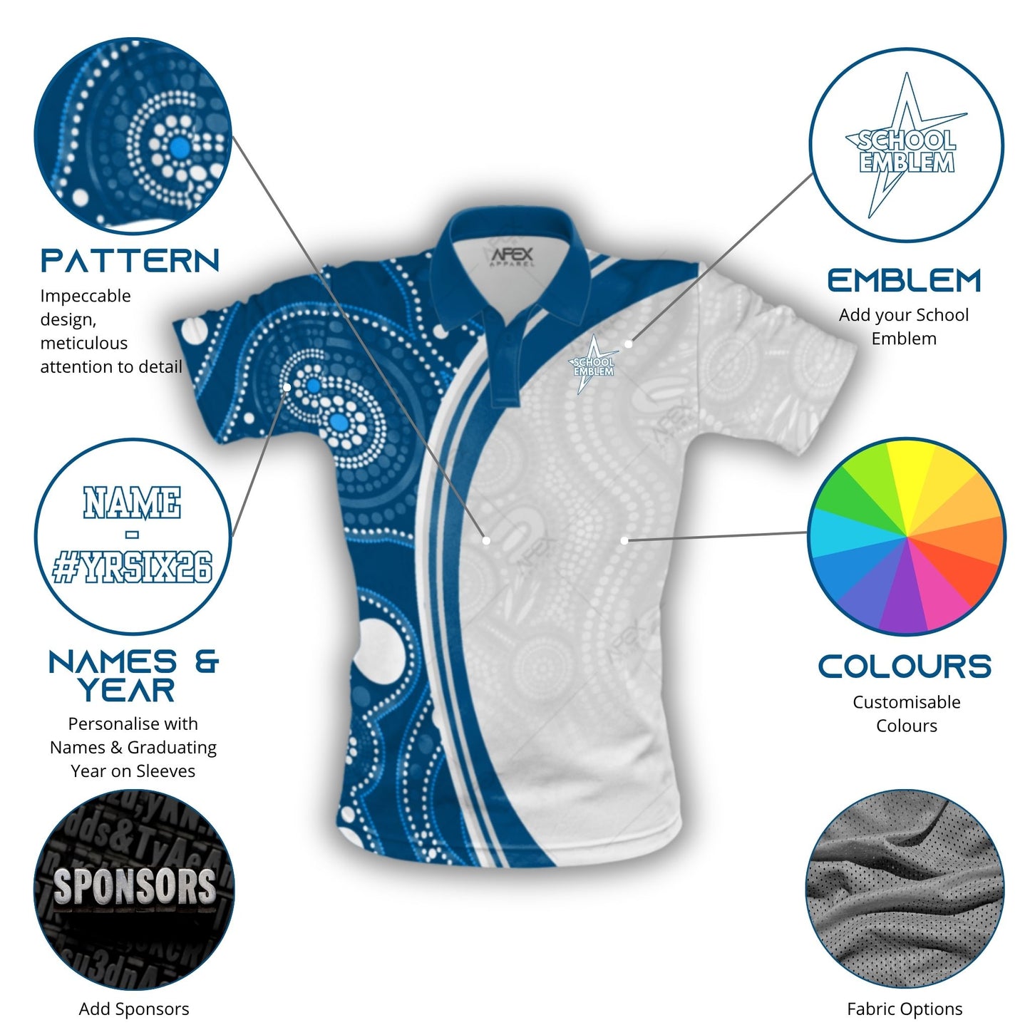 School Leavers Polo Shirt - Indigenous Spirit