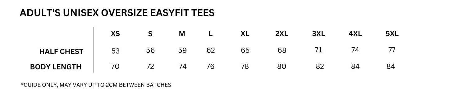 Custom 100% Cotton Unisex Oversize Easyfit Tees - T203HO