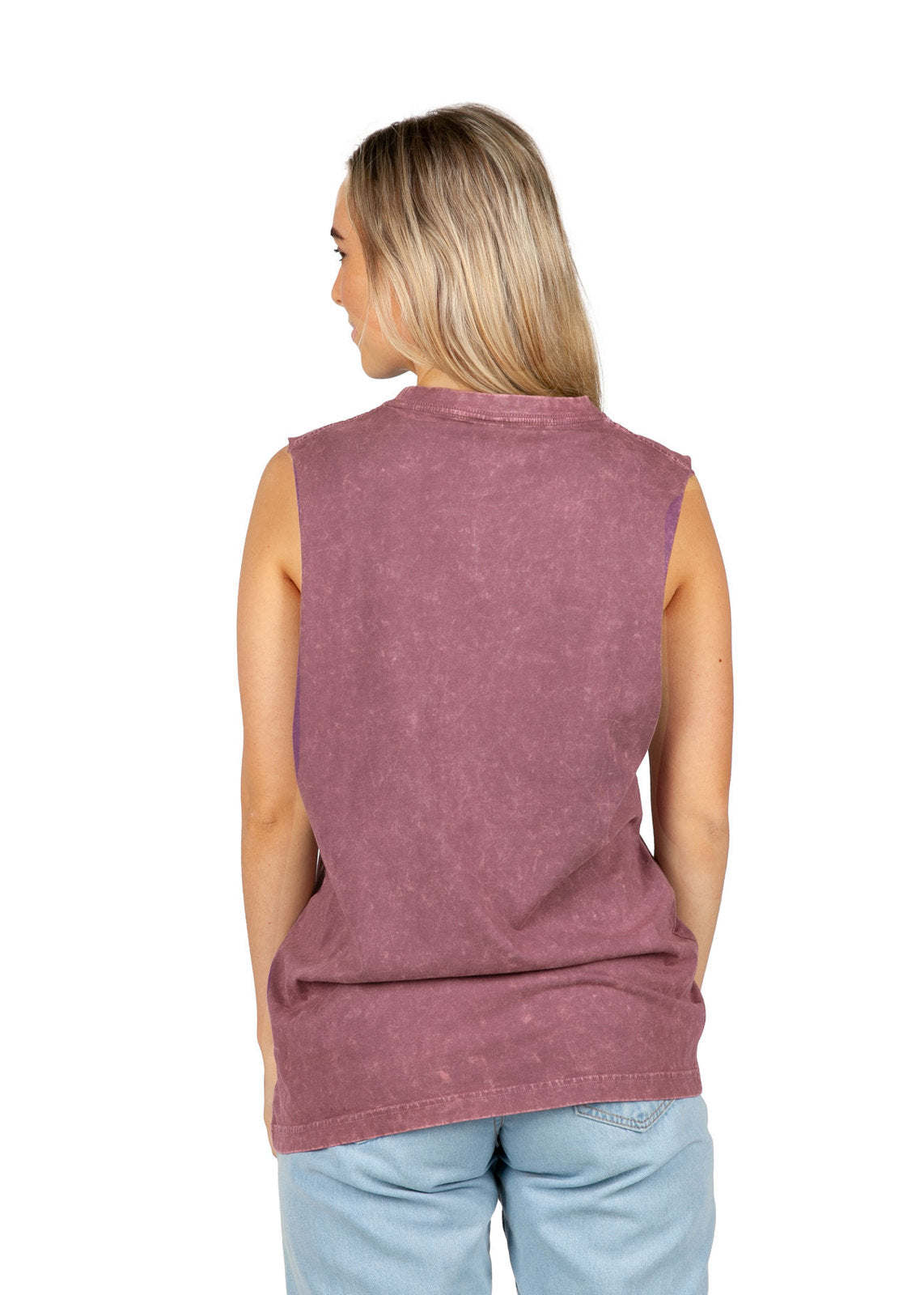 Custom 100% Cotton Women's Stone Washed Tank - T406LD