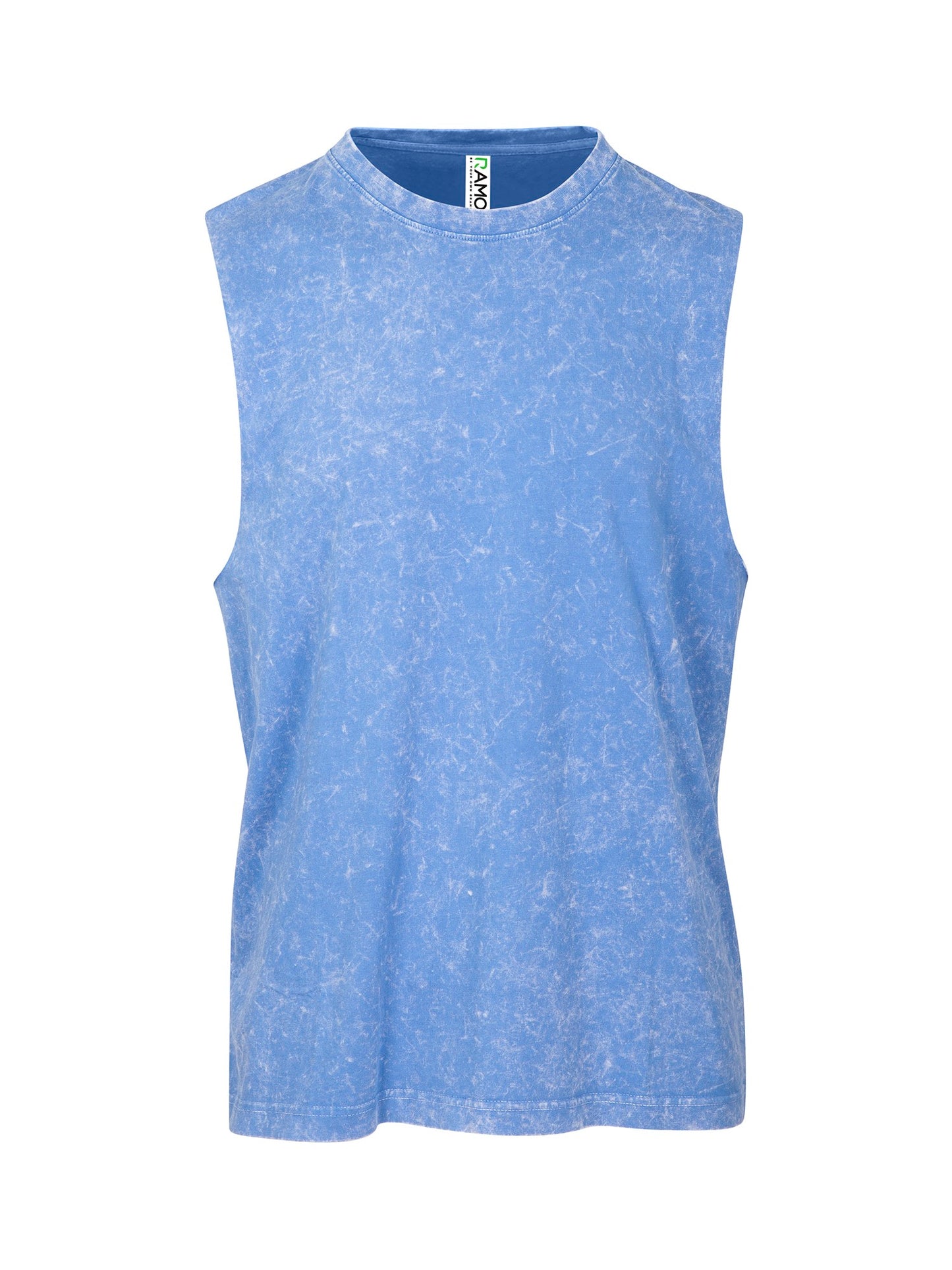 Custom 100% Cotton Men's Stone Washed Tank - T406MS