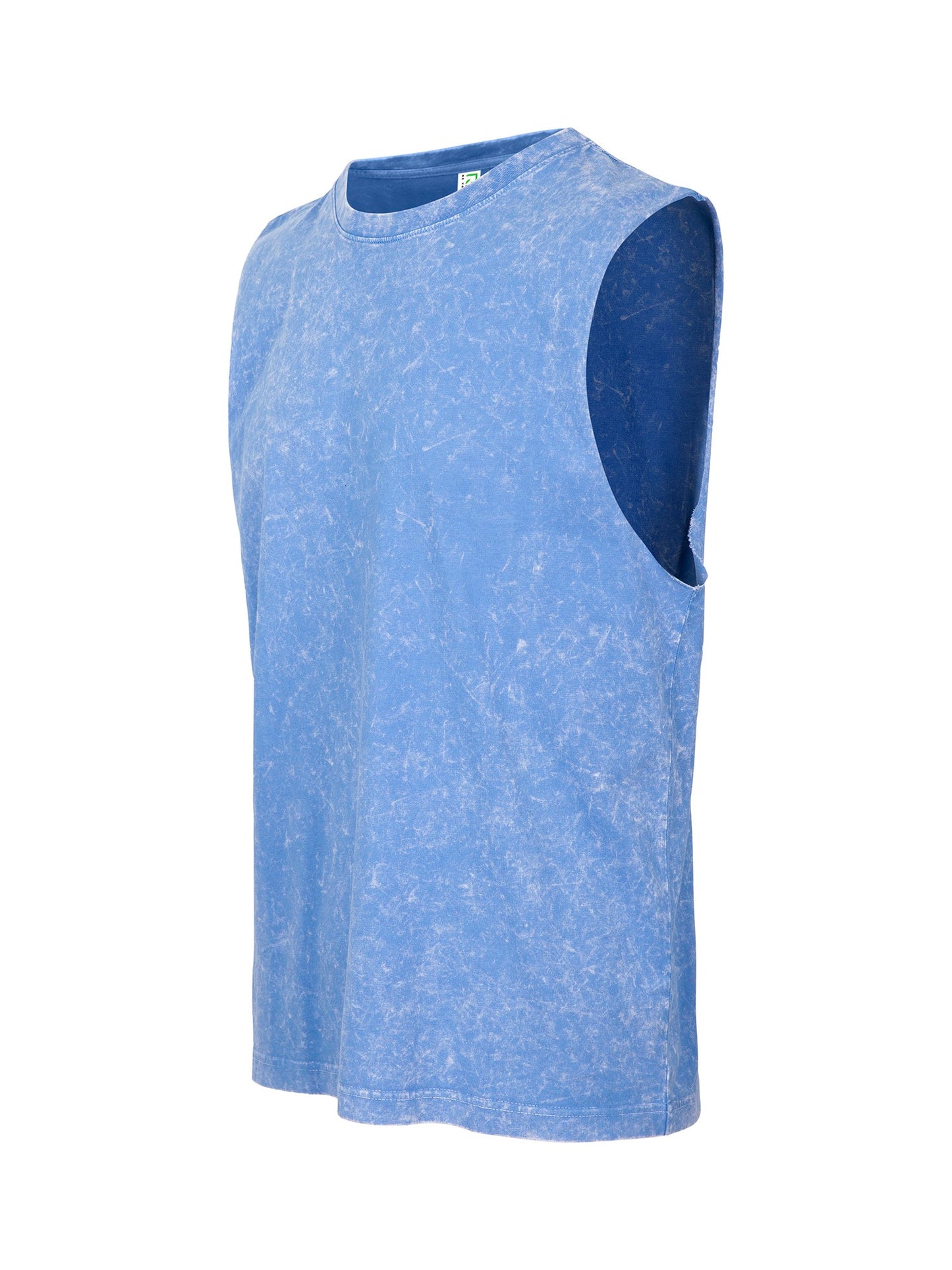 Custom 100% Cotton Men's Stone Washed Tank - T406MS