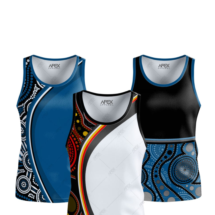 Design Your Own - Sublimation Singlet Indigenous