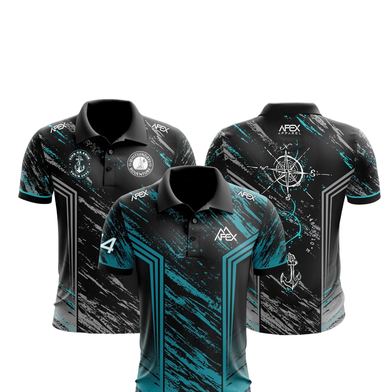 Design Your Own - Sublimation Polo Shirts