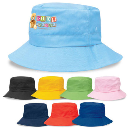 Kids Twill Bucket Hat w/Toggle - 4363