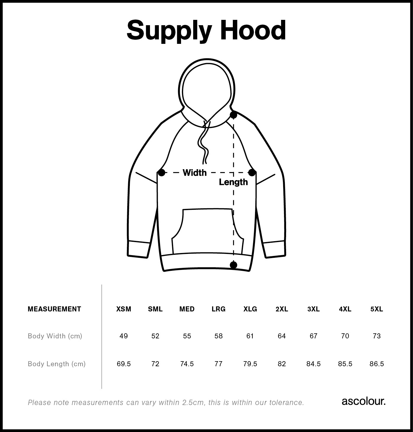 AS Colour - Supply Hood - 5101