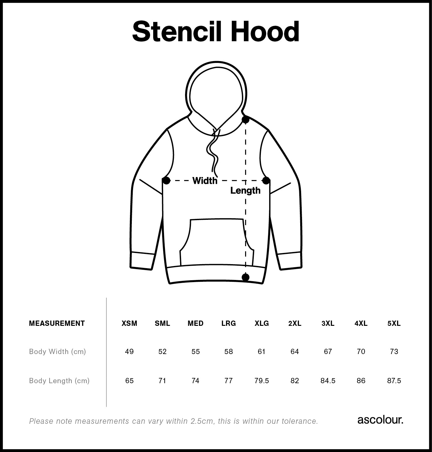 AS Colour - Stencil Hoodie - 5102