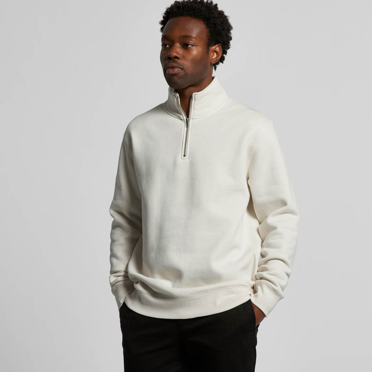 AS Colour - Stencil Half Zip Crew - 5125