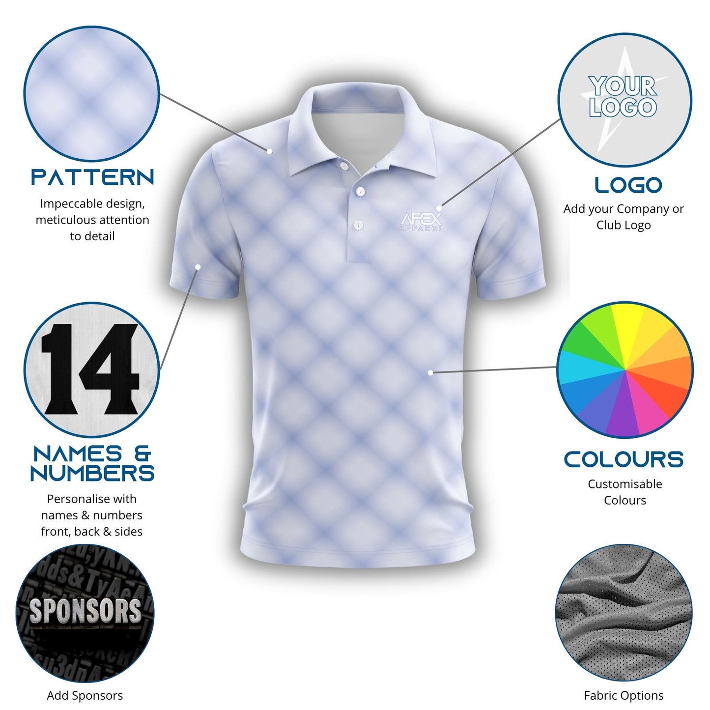 005 - Design Your Own Golf Polo Shirt