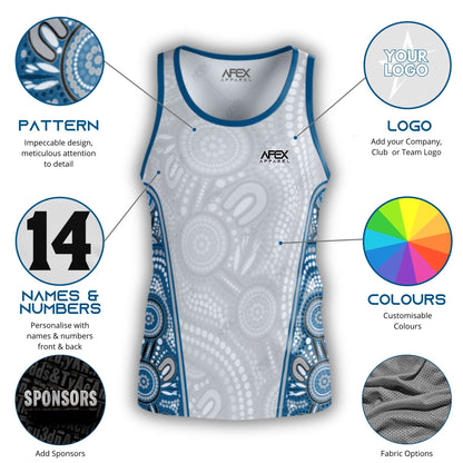 Indigenous 012 - Design Your Own Singlet