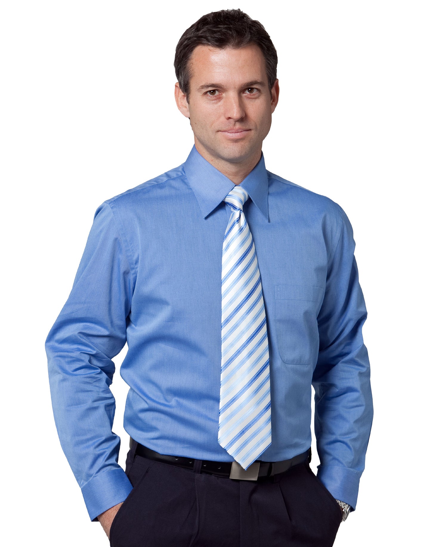 Benchmark - Men's Nano Tech Long Sleeve Shirt - M7002
