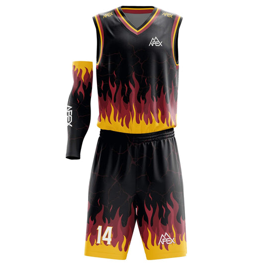 Custom Basketball Uniform - Inferno