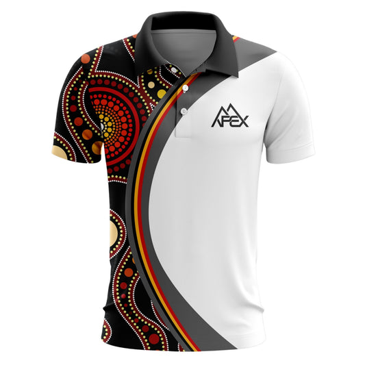 Custom Polo Shirt - Indigenous 001