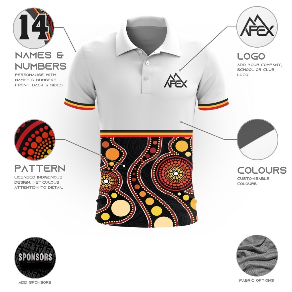 Indigenous 005 - Design Your Own Polo Shirt